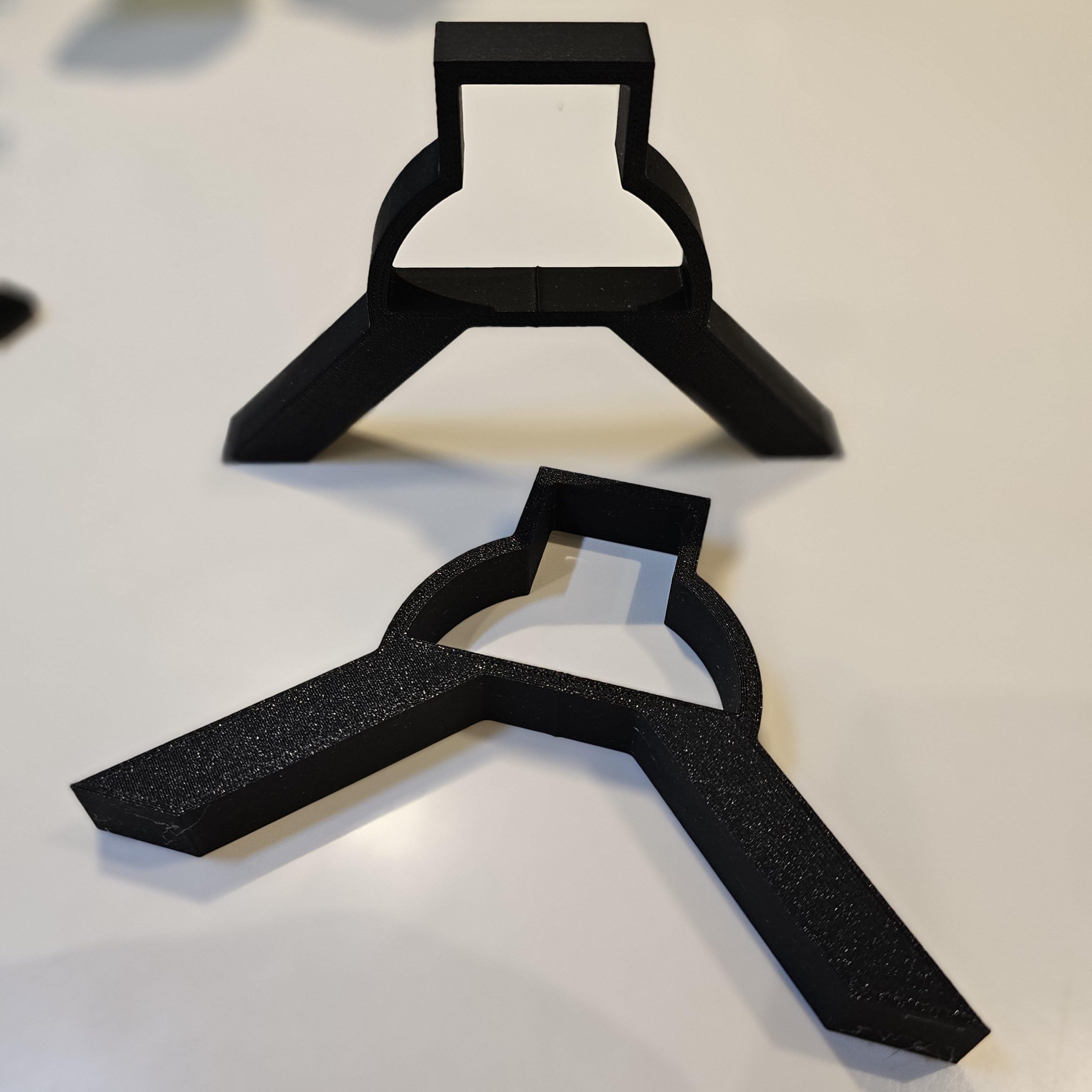 3D Printed Light Risers for Arcadia Jungle Dawn LED & T5 Units, Black, Plastic, 30x10x10 cm, Pair