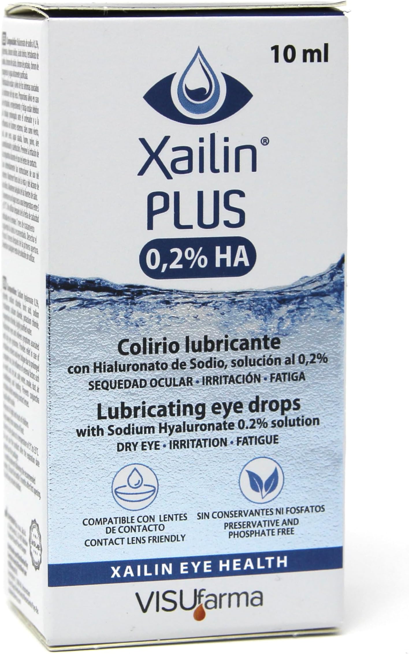 Xailin Plus 0.2% Eye Drops 10 Millilitres x1 Pack