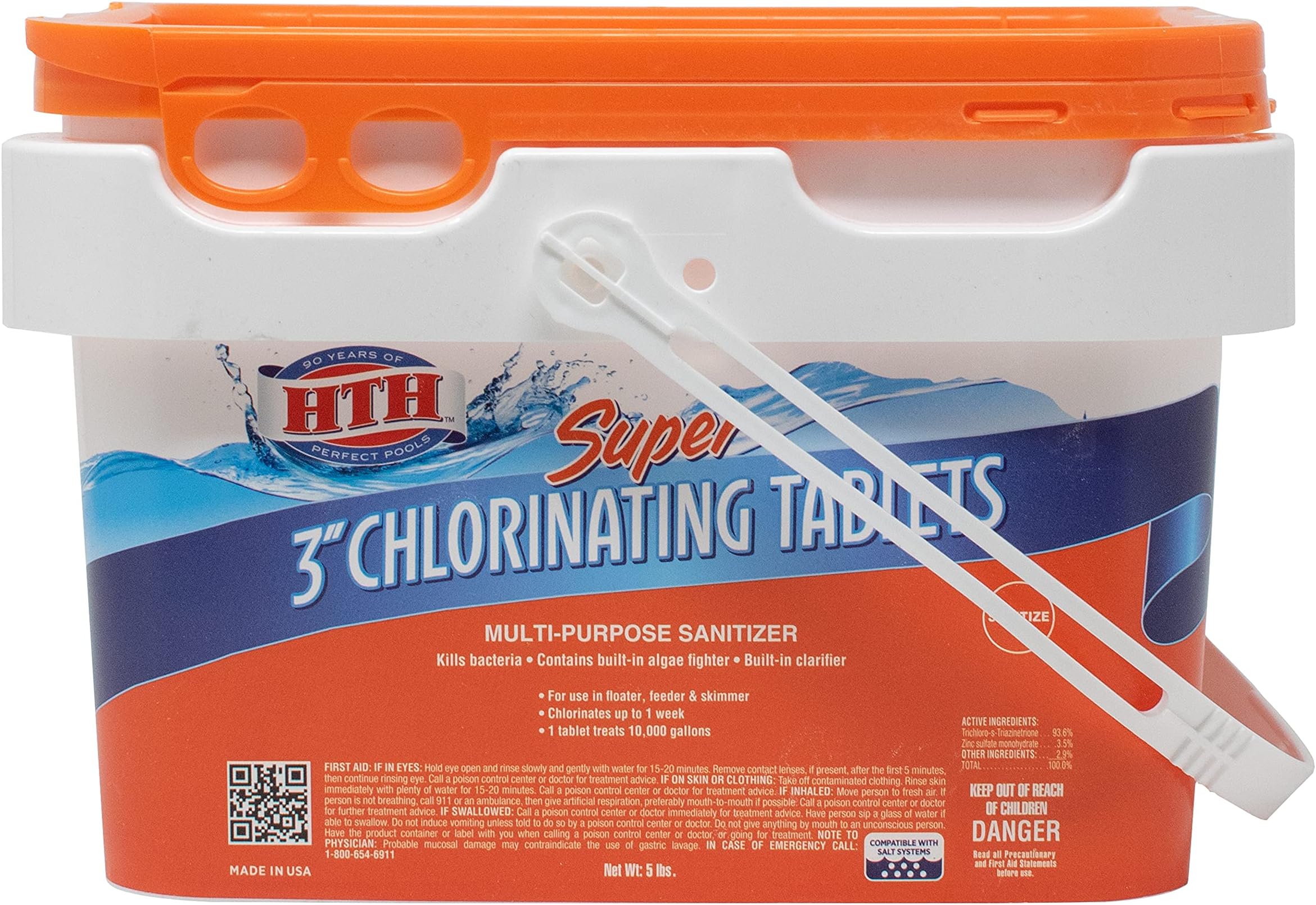 42042 Super 3" Chlorinating Tablets Swimming Pool Chlorine, 5 lbs