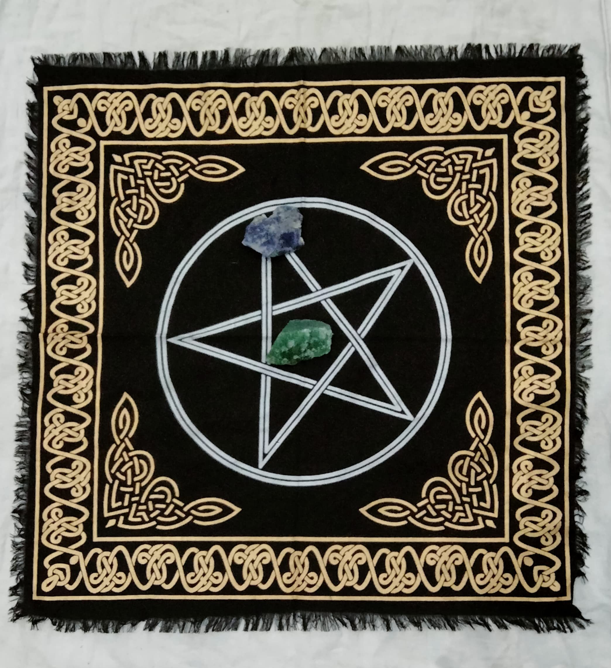 Doraya Altar Cloth Moon Phases Witchcraft Alter Tarot Spread Top Cloth Wiccan Square Spiritual Sacred Cloth (Small (18x18 Inches), Black 1) (B0B42DNTS6) Amazon Price History, Amazon Price Tracker