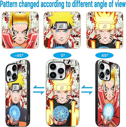 Vista 2 de Funda 3D para iPh 13 Anime Motion Anime Phone Case a prueba de golpes, TPU suave, antiarañazos, antideslizante, funda japonesa manga para iPh 13