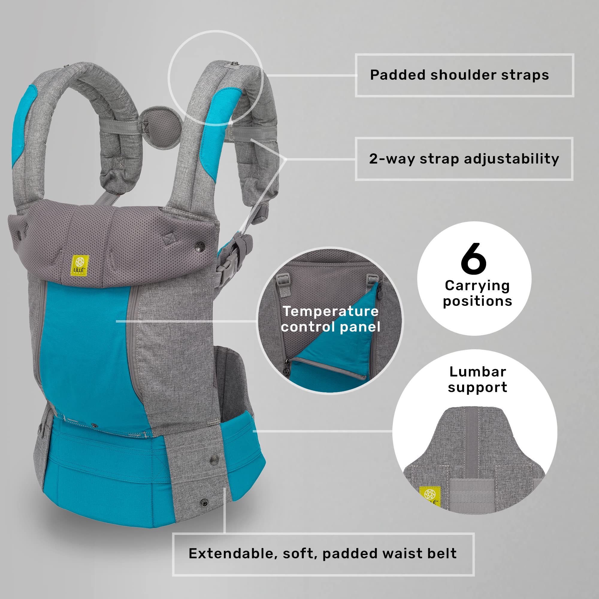 子供用品 LILLEBaby COMPLETE Six Positions All Seasons baby carrier COMPLETE All Seasons Baby Carrier | Bark – LÍLLÉbaby