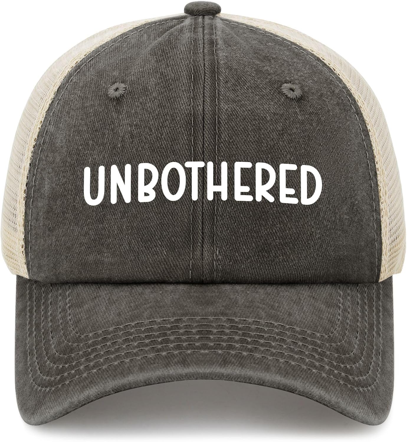 Unbothered Trucker Hats for Men