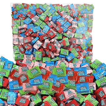 JollyRancher Fruit Chews Delicious Original Flavors Bulk Easter Candy JollyRancher Chew for Parties, Hard Candy Individually Wrapped Colorful Chewy Candy for Jars, Bowls - 2 Lbs