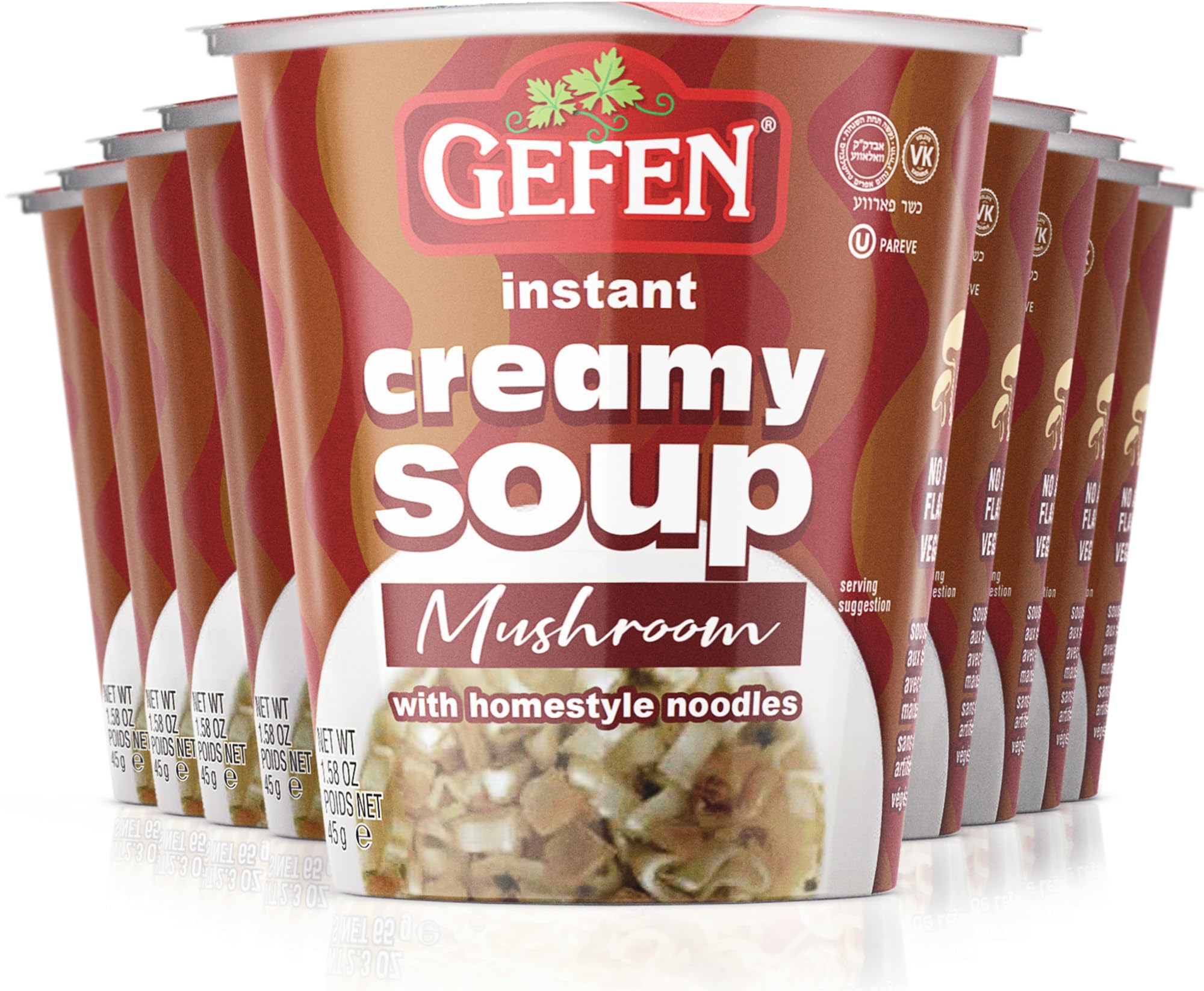Amazon.com : Gefen Instant Creamy Mushroom Soup Cup with Home