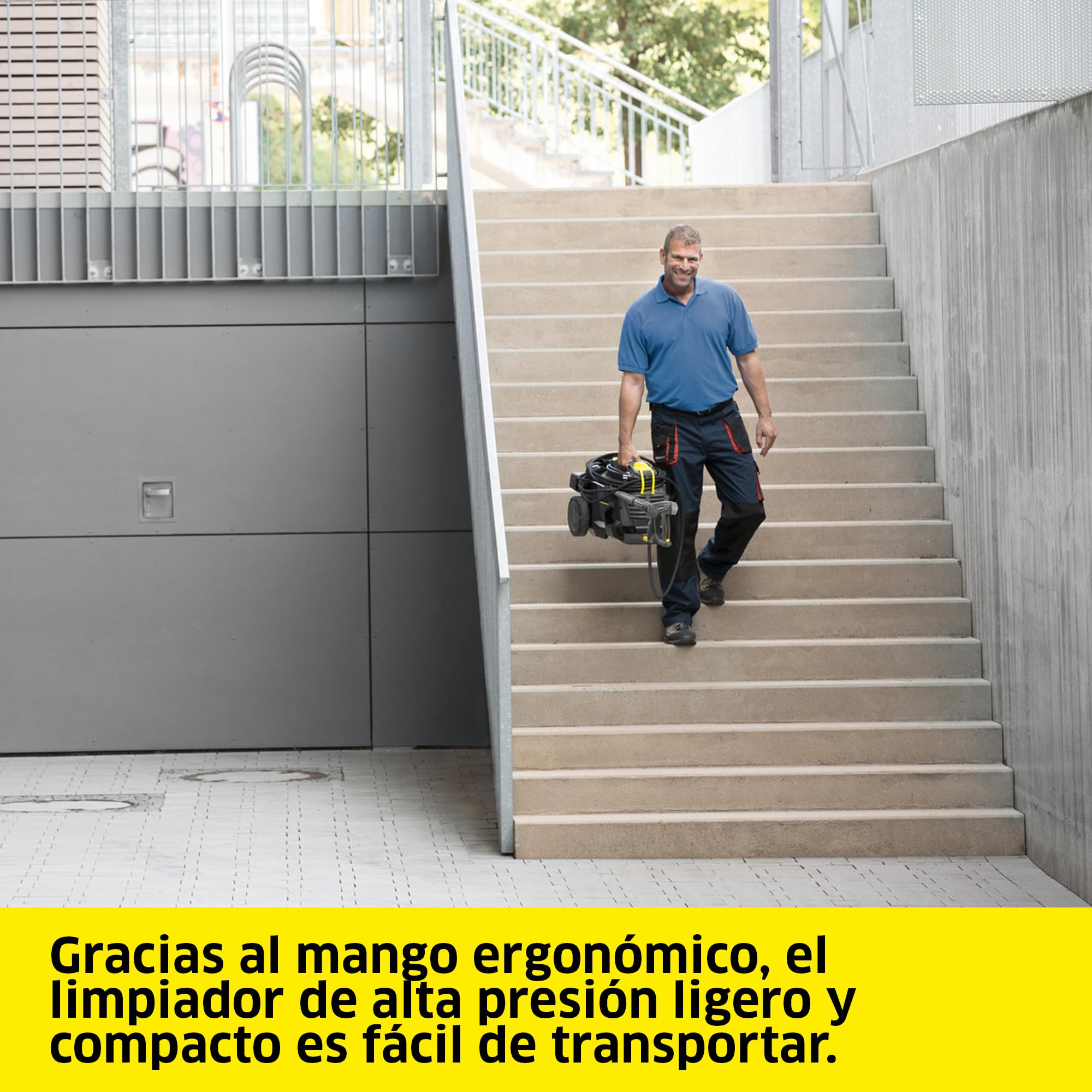 Kärcher HD 5/17 C Plus Limpiadora de Alta presión compacta y portátil, 480 L/H y 170 Bar, Gris