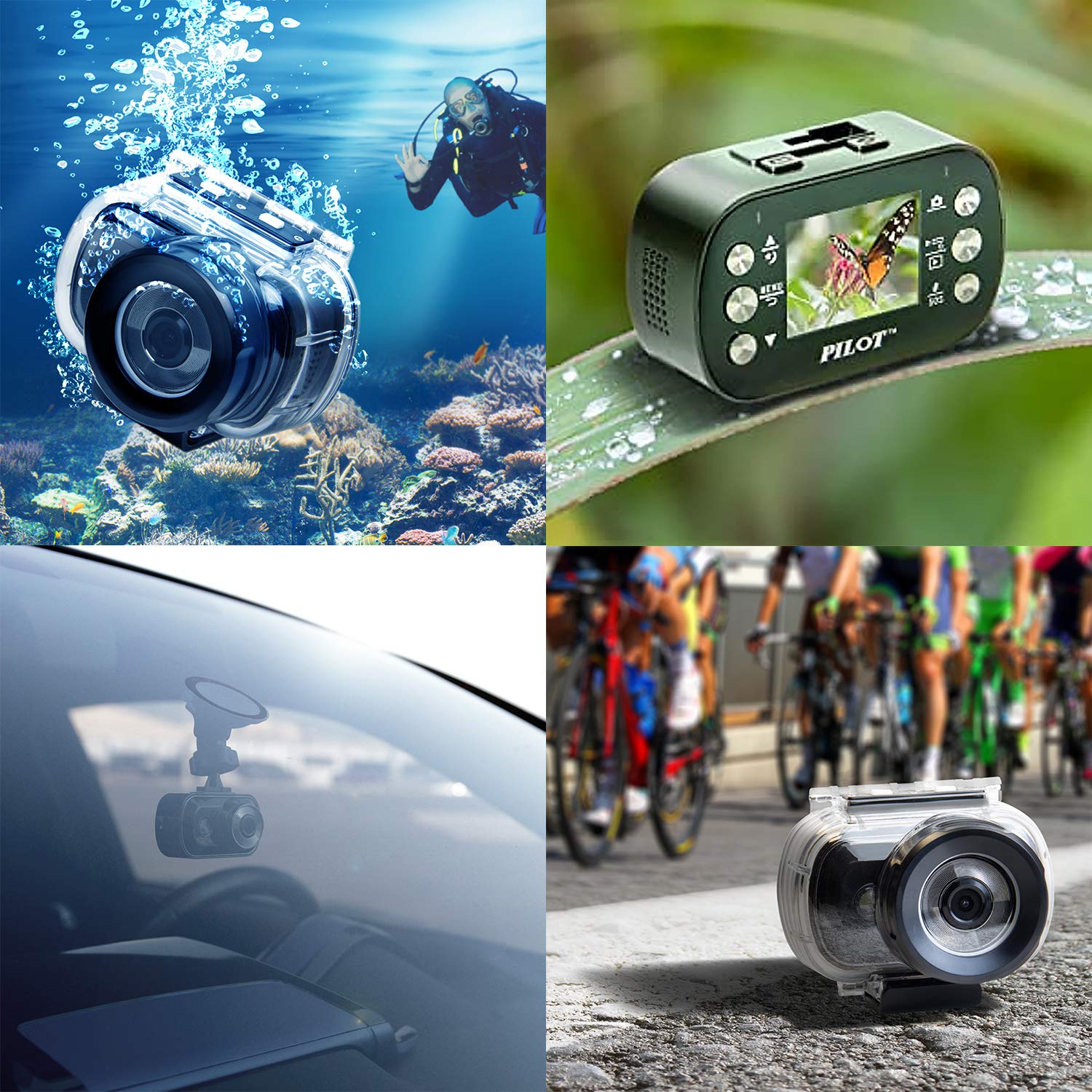 camさん専用ページ！ Amazon.com: Pilot Automotive CL-3016WK Dual 2-in-1 Sports Action