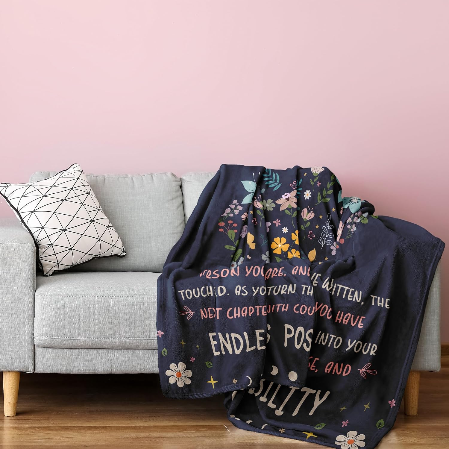 Julazy 60th Birthday Gifts for Women Blanket 50"X60" image 2