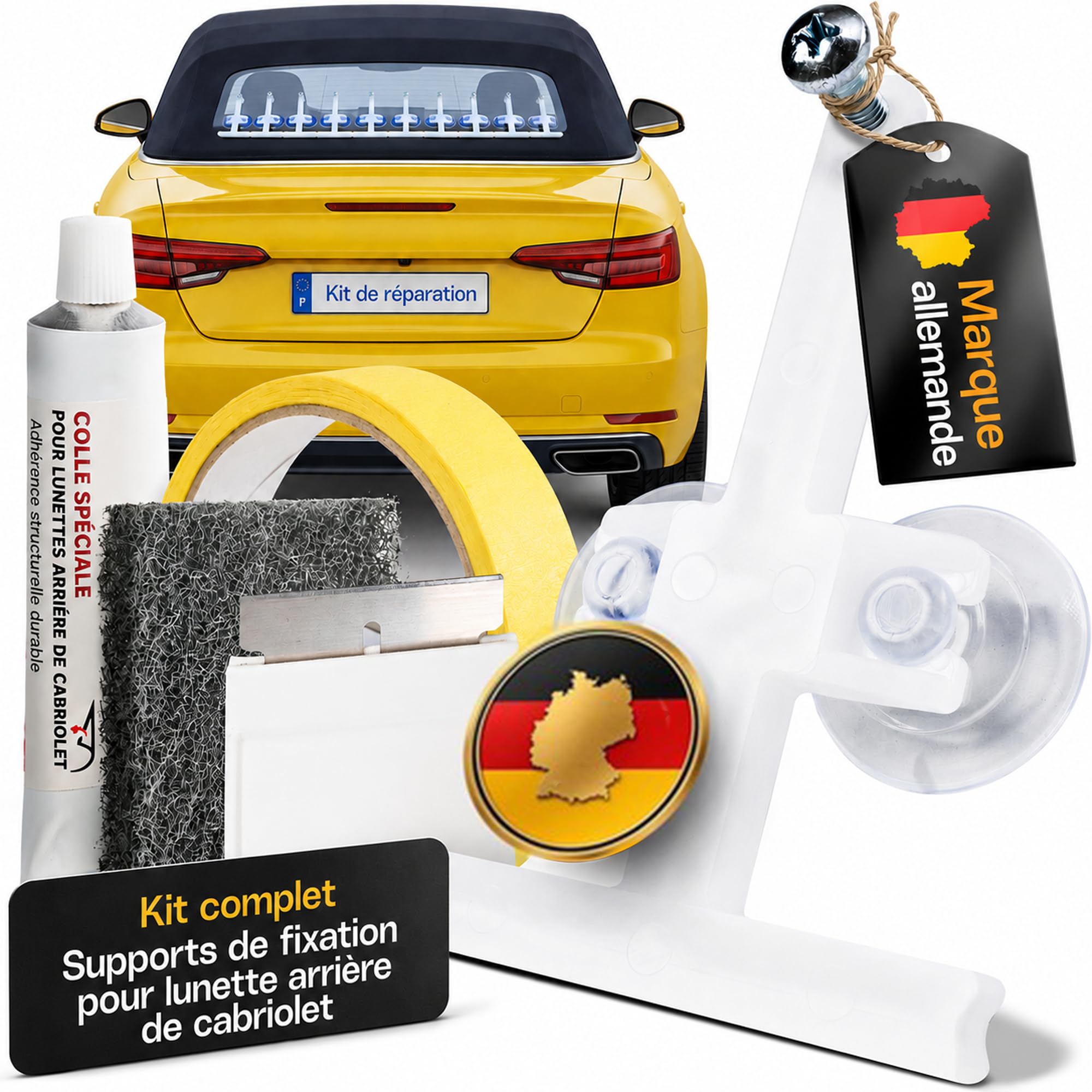 Kit de Réparation de Vitre Arrière pour Capote de Cabriolet
