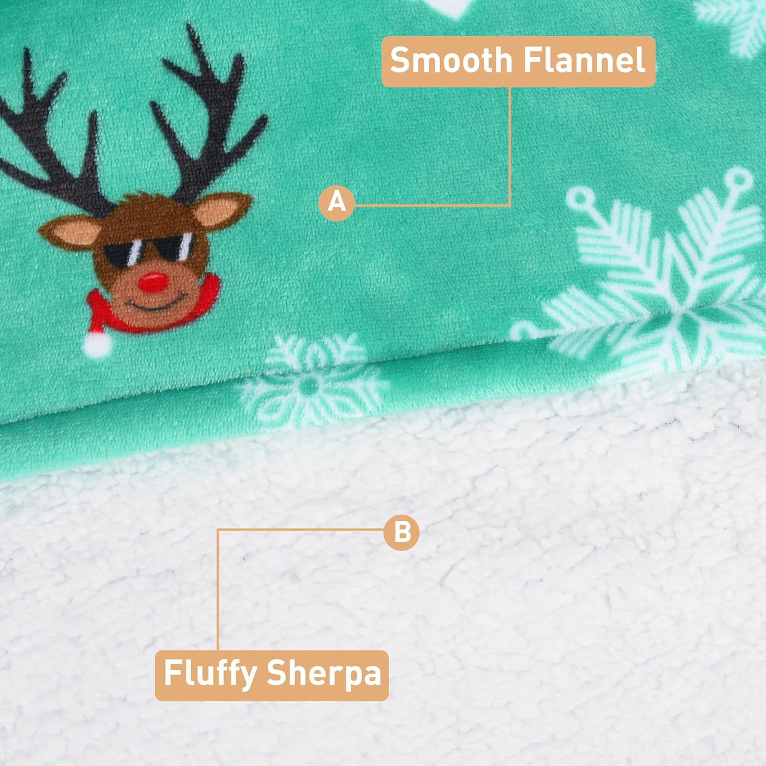 Catalonia Oversized Blanket Hoodie Sweatshirt, Comfortable Wearable Sherpa Pullover,Gift for Her - Image 4