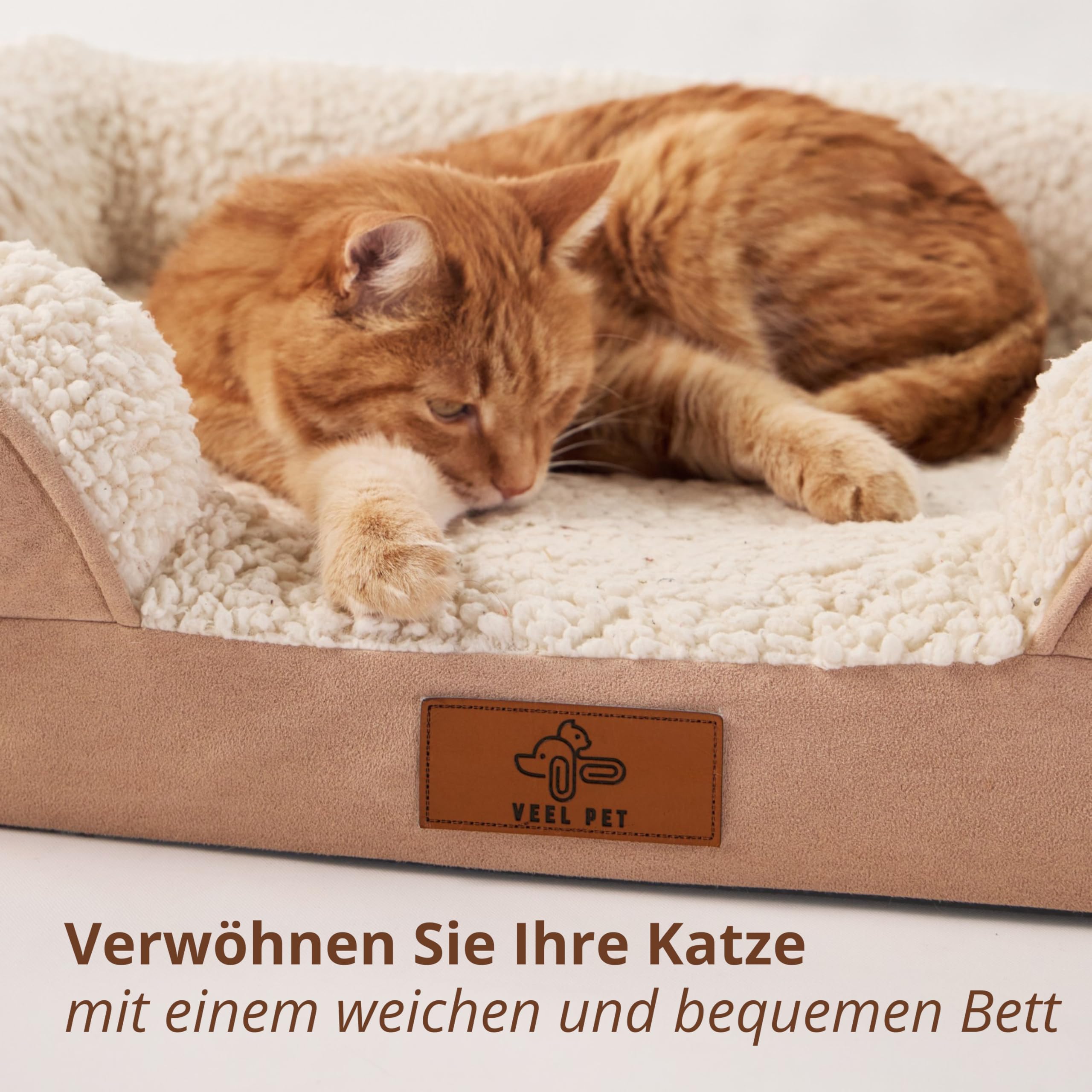 Katzenbett orthopädisch, waschbar, abnehmbar, wasserdicht (SMALL)