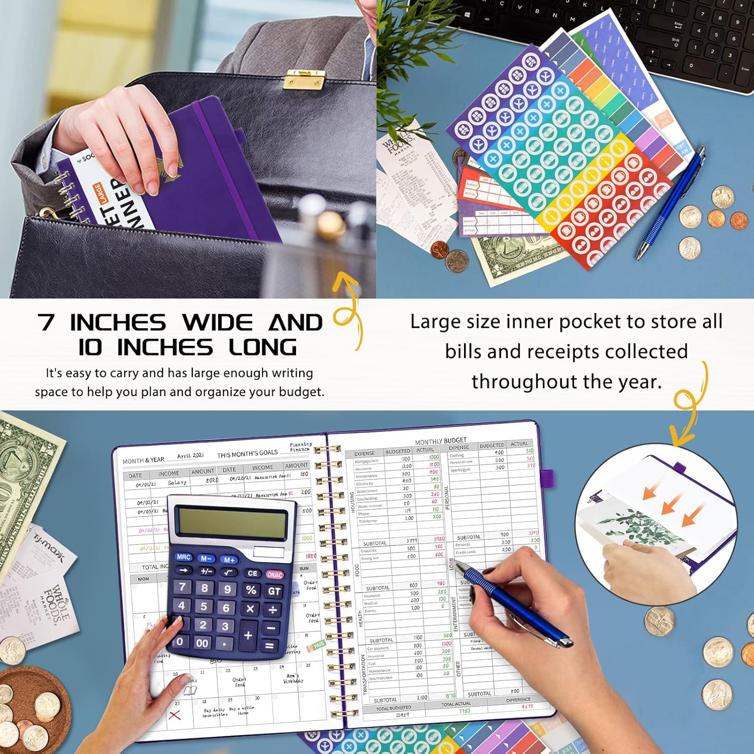 Master Your Finances: The Ultimate Review of the Budget Planner in Purple