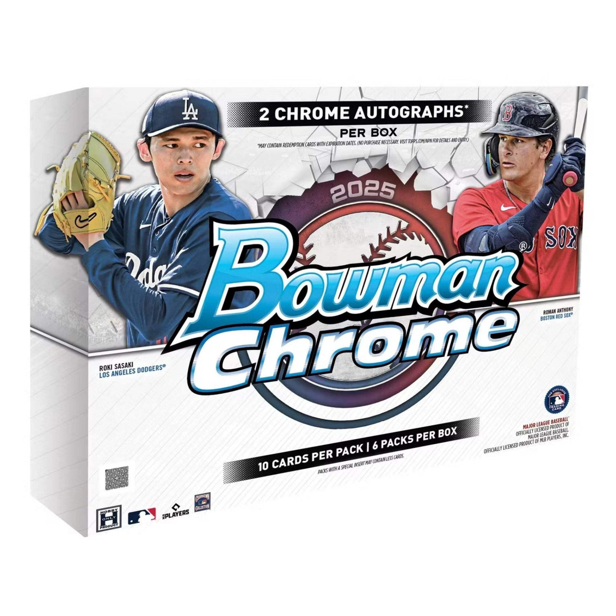 Amazon.com: 2025 Bowman Chrome Baseball Hobby Box : Sports & Outdoors