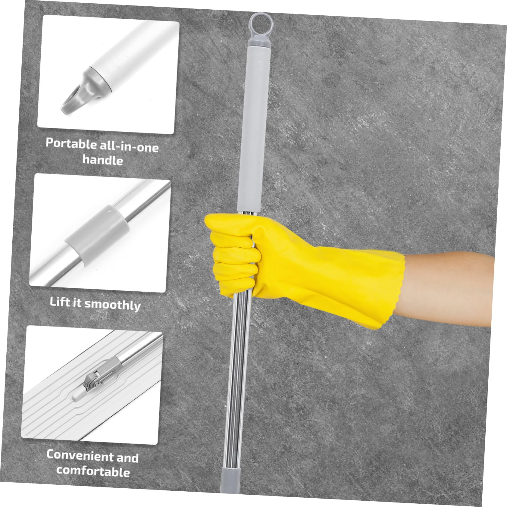 CALLARON Trapeador Lavable De Alta Eficiencia Kit De Cubo para Mop Recambio Accesorios De Limpieza