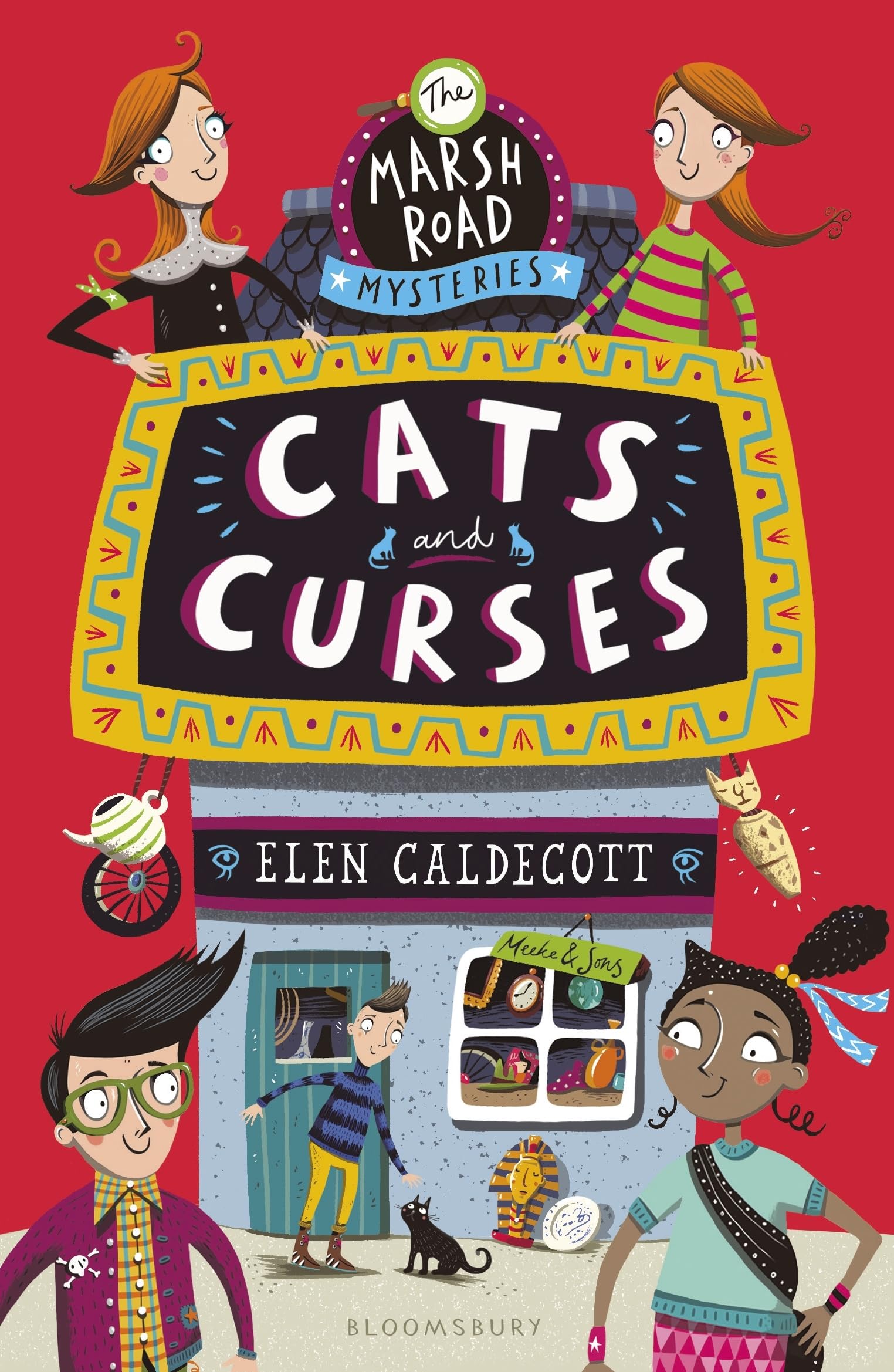 Cats and Curses (Marsh Road Mysteries 4)-Elen Caldecott