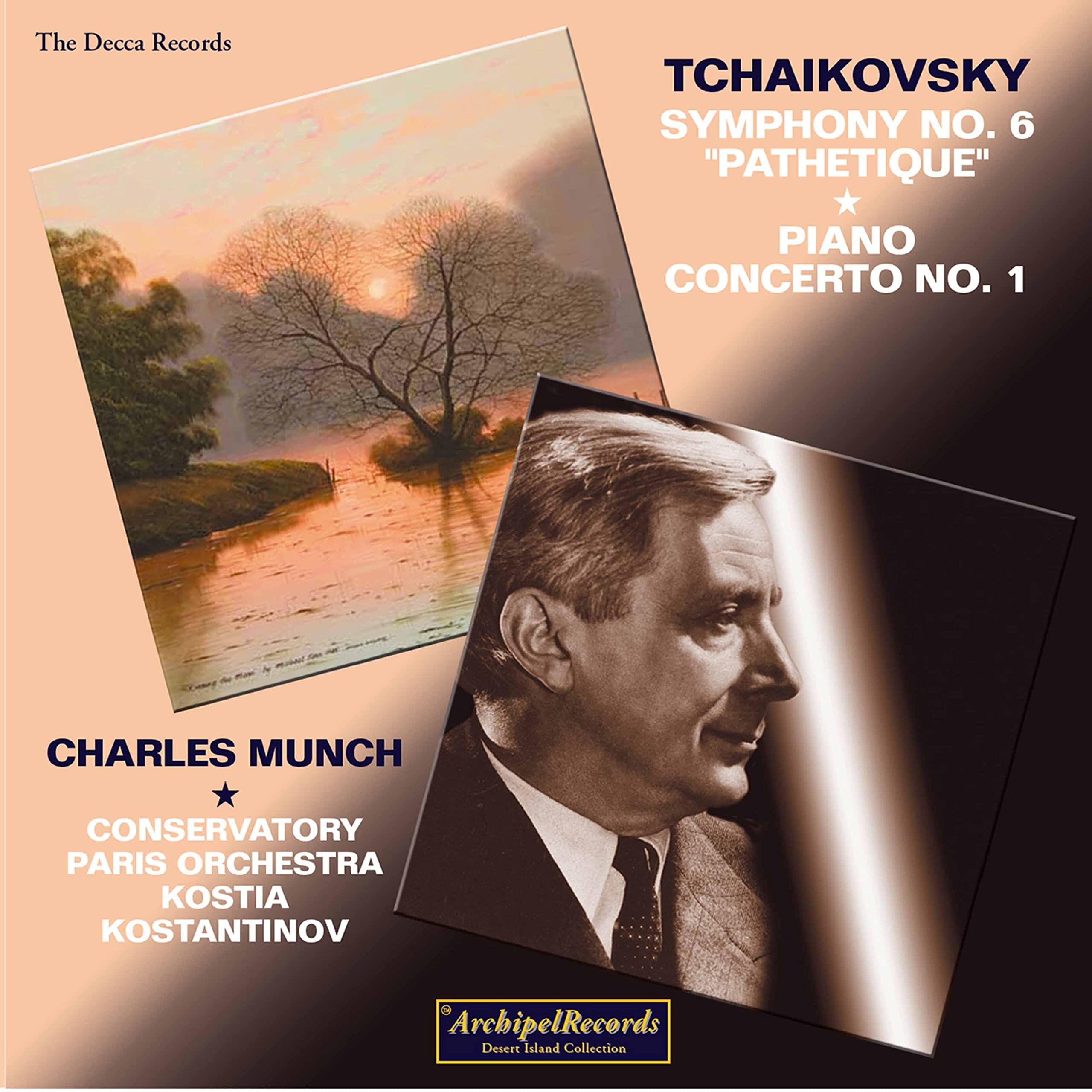 TCHAIKOVSKY - SYMPH NO 6 - PIANO CONC NO 1 - MUNCH - KONSTANTINOV  1941