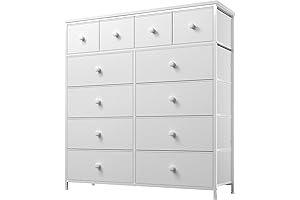 EnHomee Dresser for Baby Girl, White