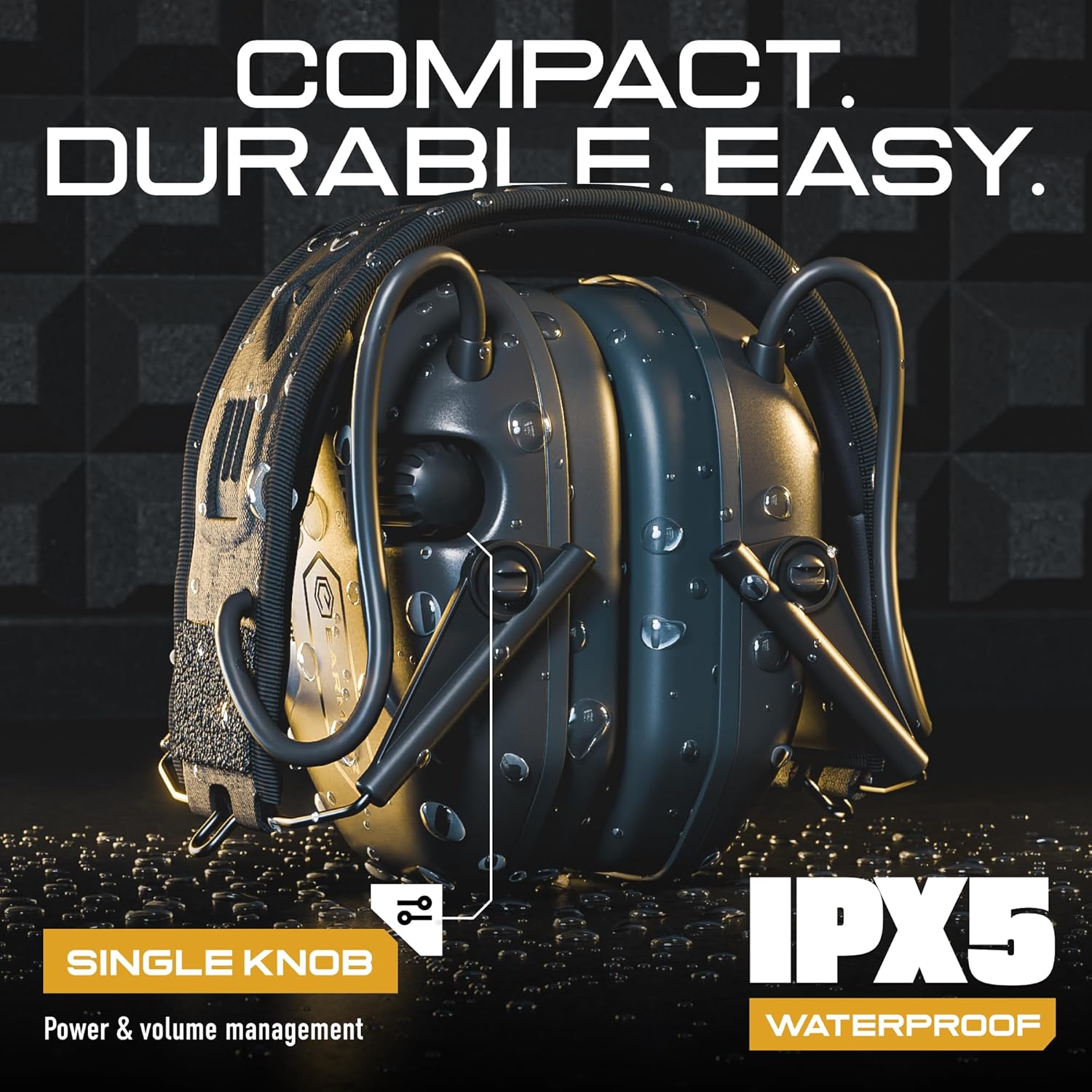 Single Control Knob for Power and Volume