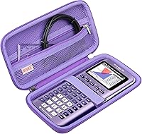 Vista 14 de BOVKE Funda rígida para calculadora compatible con Texas Instruments TI-84 Plus CE Calculadora gráfica a color/TI-83 Plus CE, bolsillo