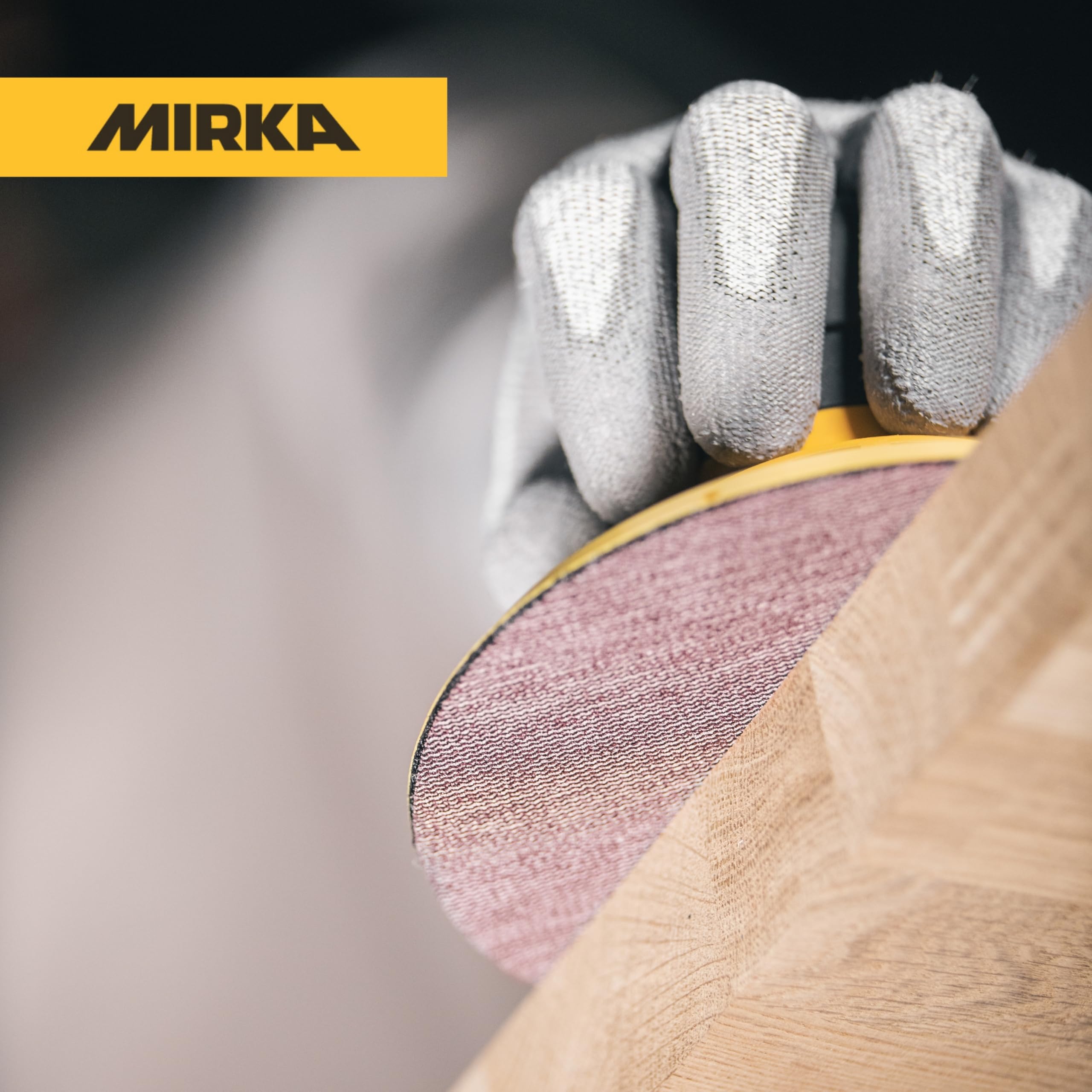Mirka Schleifscheiben Abranet Ace Ø 150 mm Klett P1000 50 Stück | Teilkeramisch für harte Oberflächen optimal geeignet kompatibel mit allen 150mm Exzenterschleifern und Schleifmaschinen