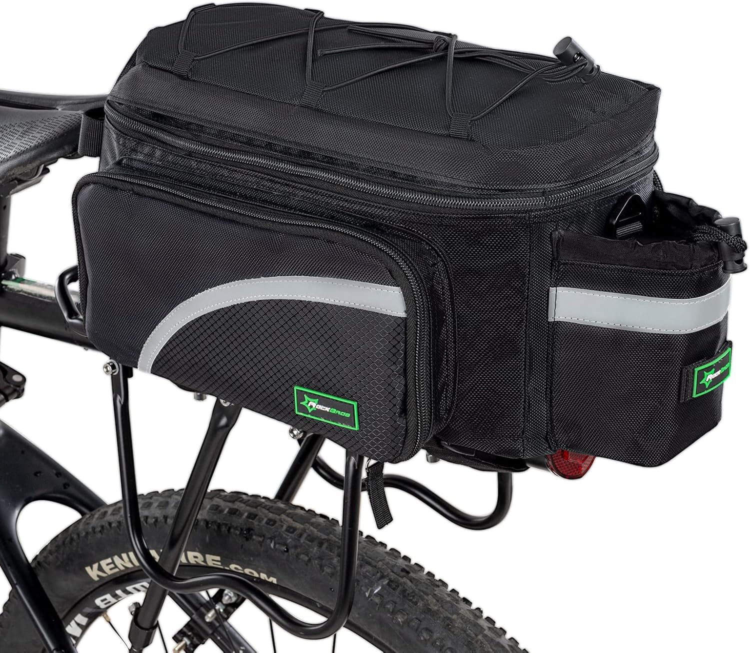 ROCKBROS Bike Trunk Bag 13L-25L Bike Rear Rack Bag Bike Cargo Rack Bag Rear Rack Carrier Bag - Image 7