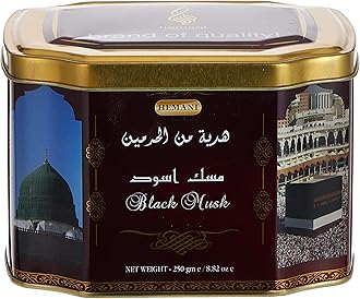 Hemani Black Mushk Jamid Perfume Long Lasting Fragrance Represent Essence of Arabic and Oriental Culture, Non-Alcoholic Solid Perfume