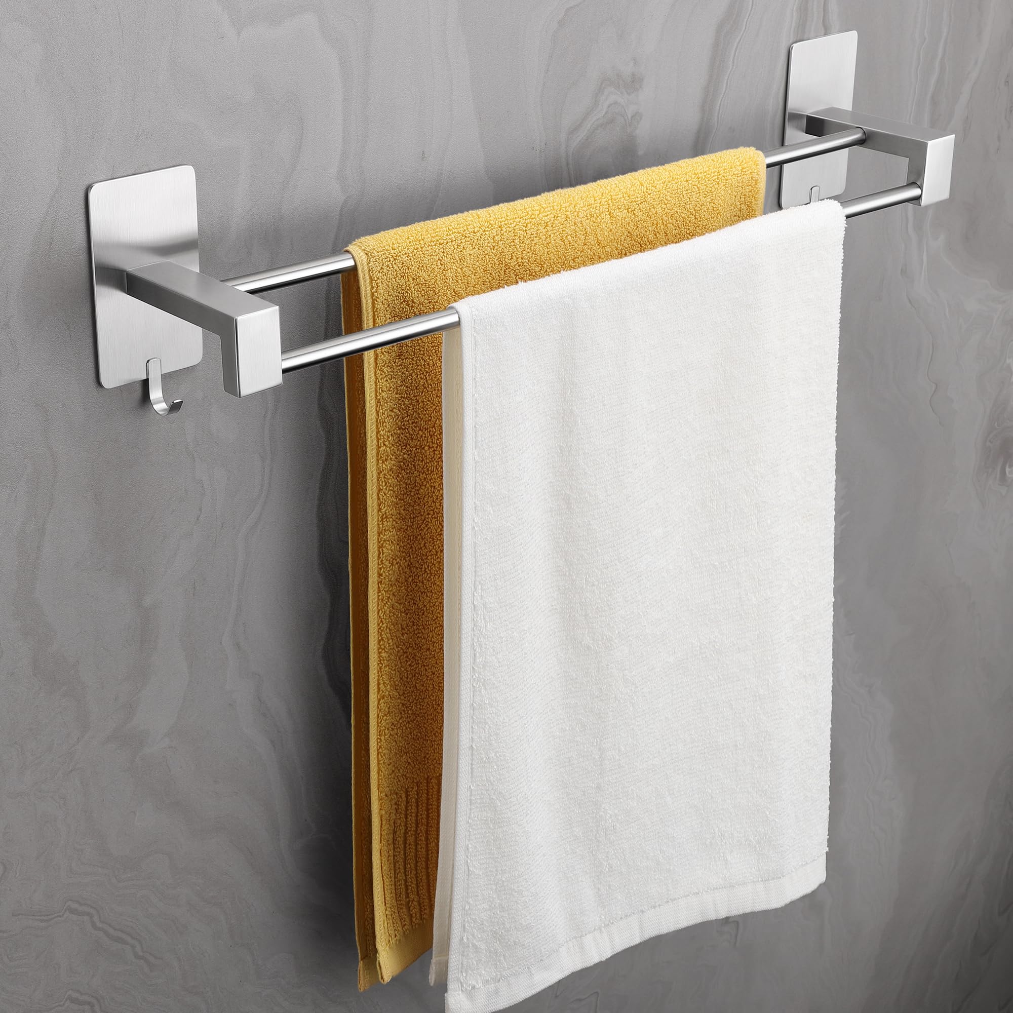 Amig - Gancio adesivo per asciugamano da bagno Mod. 6 | Gancio