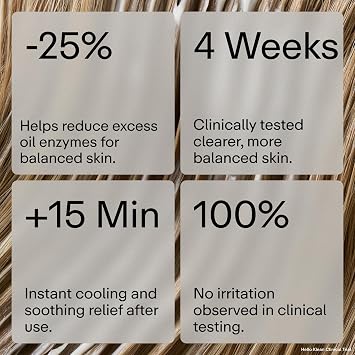 Hello Klean Cool Down Anti-Buildup Body Lotion - For Congestion-Prone Skin - Reduces Oiliness - Fights Against Hard Water - Comforting & Cooling for Instant Relief - Reset your Skin