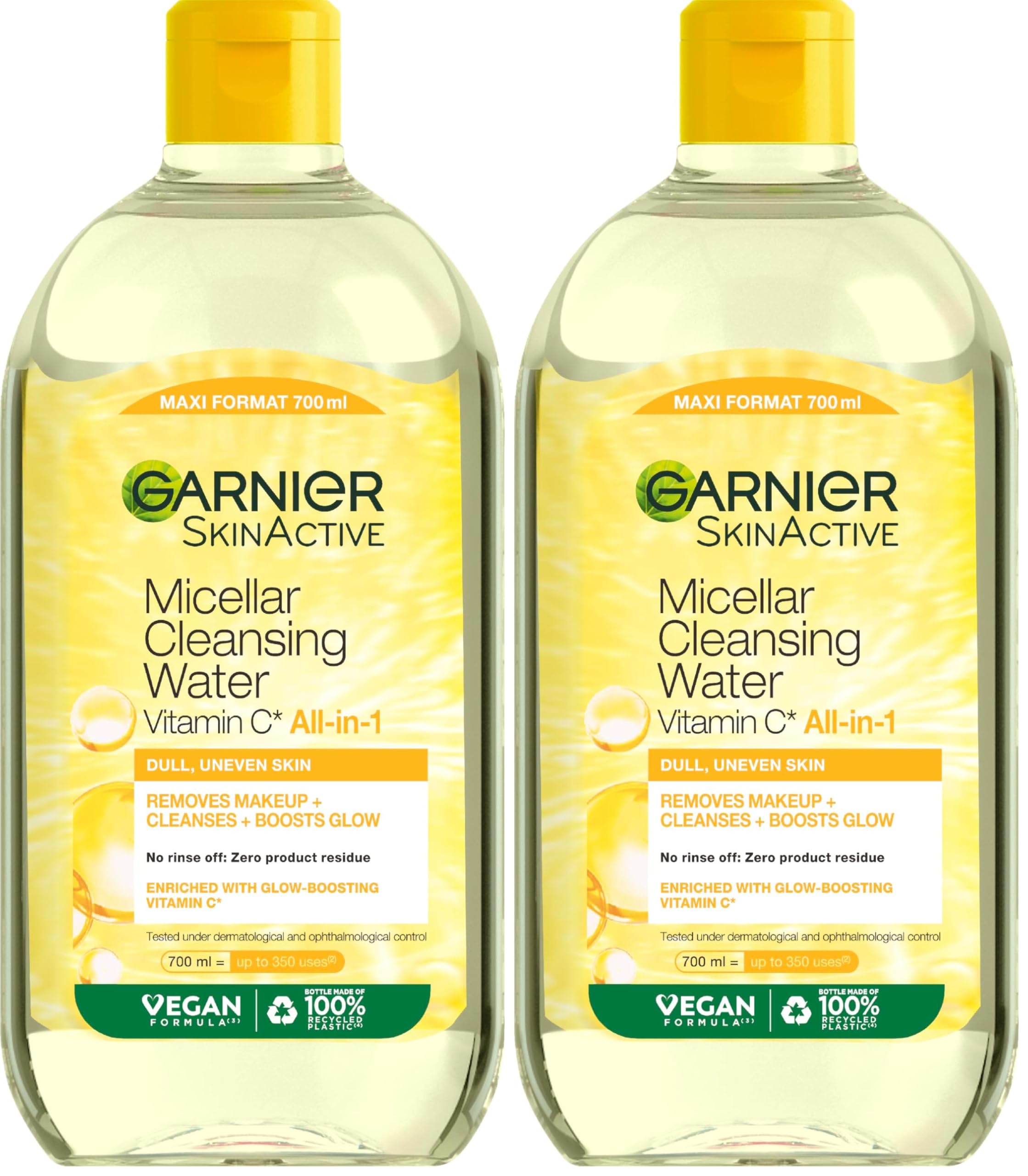 Garnier Skin Active, Agua Micelar Clásica Todo en Uno, Desmaquillante, Limpiador Facial, Limpia Rostro, Labios y Ojos, Sin Aclarado, para Todo Tipo de Pieles, Formato Maxi, 700 ml — view 14