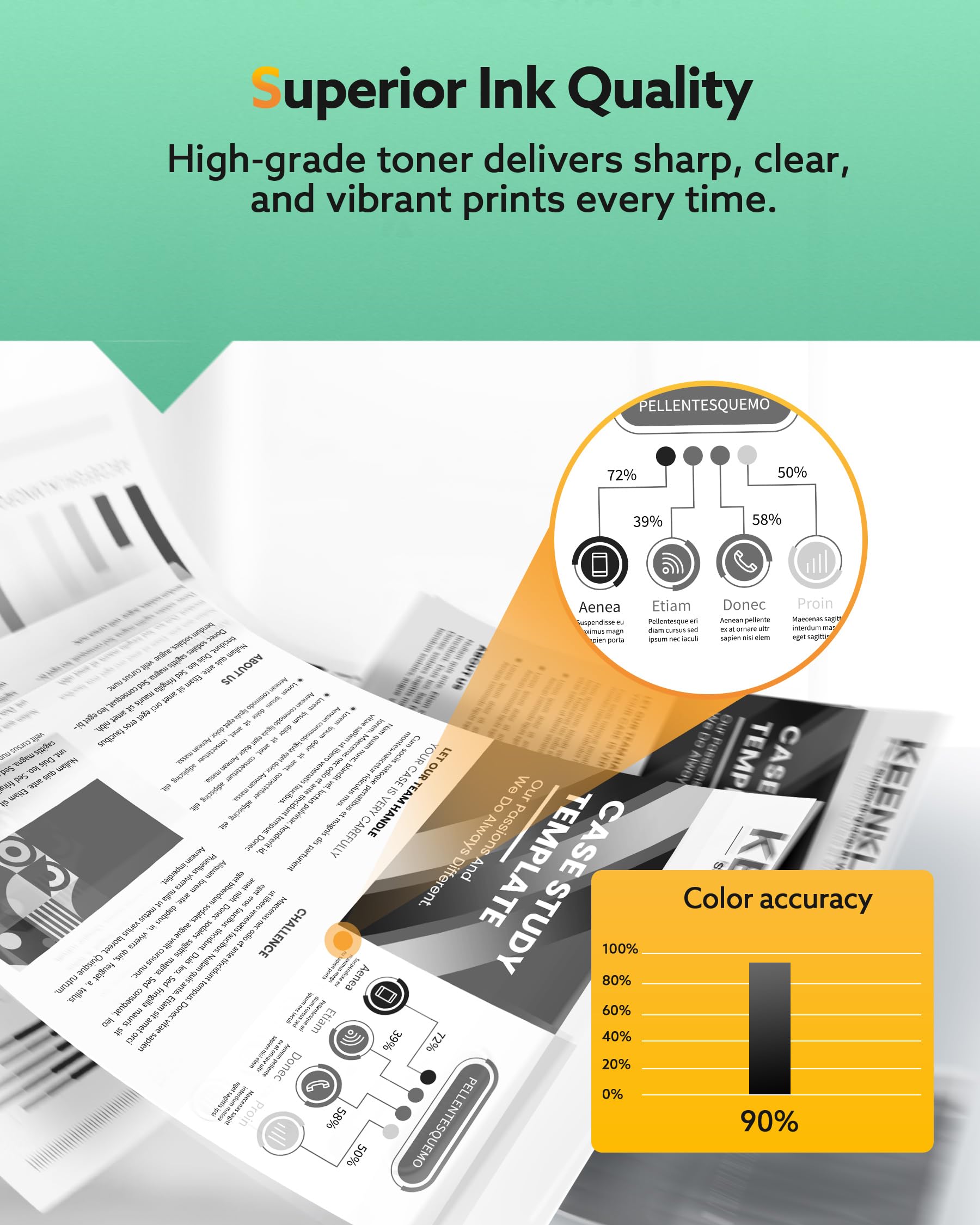 KEENKLE 302XL Nero Cartucce d'inchiostro Compatibili per HP 302 302XL Nero per HP Envy 4520 4521 4522 4523 4524 Officejet 3830 3831 3834 3833 3835 4650 4651 Deskjet 1110 2100 2134 3630 (Nero, 2-Pack)