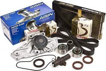 Evergreen TBK329MHWPA Compatible With 03-08 Honda Odyssey Pilot Acura MDX RL TL 3.5L J35A Timing Belt Kit AISIN Water Pump