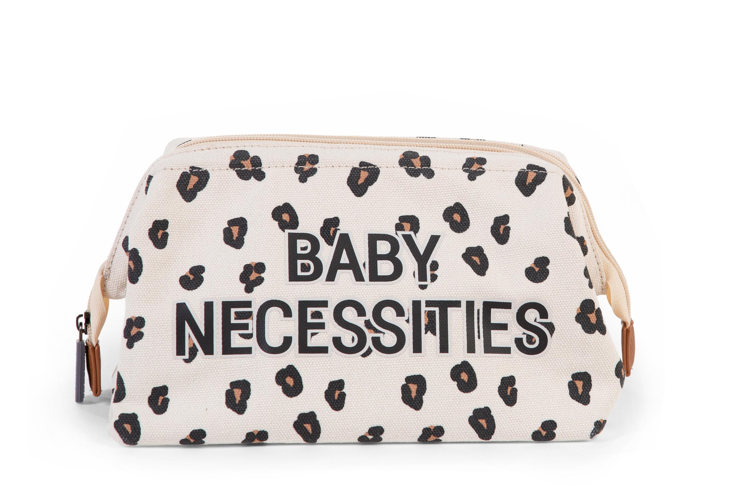 CHILDHOME Astuccio da toilette per neonato/bambino idrorepellente chiusura lampo leopardo
