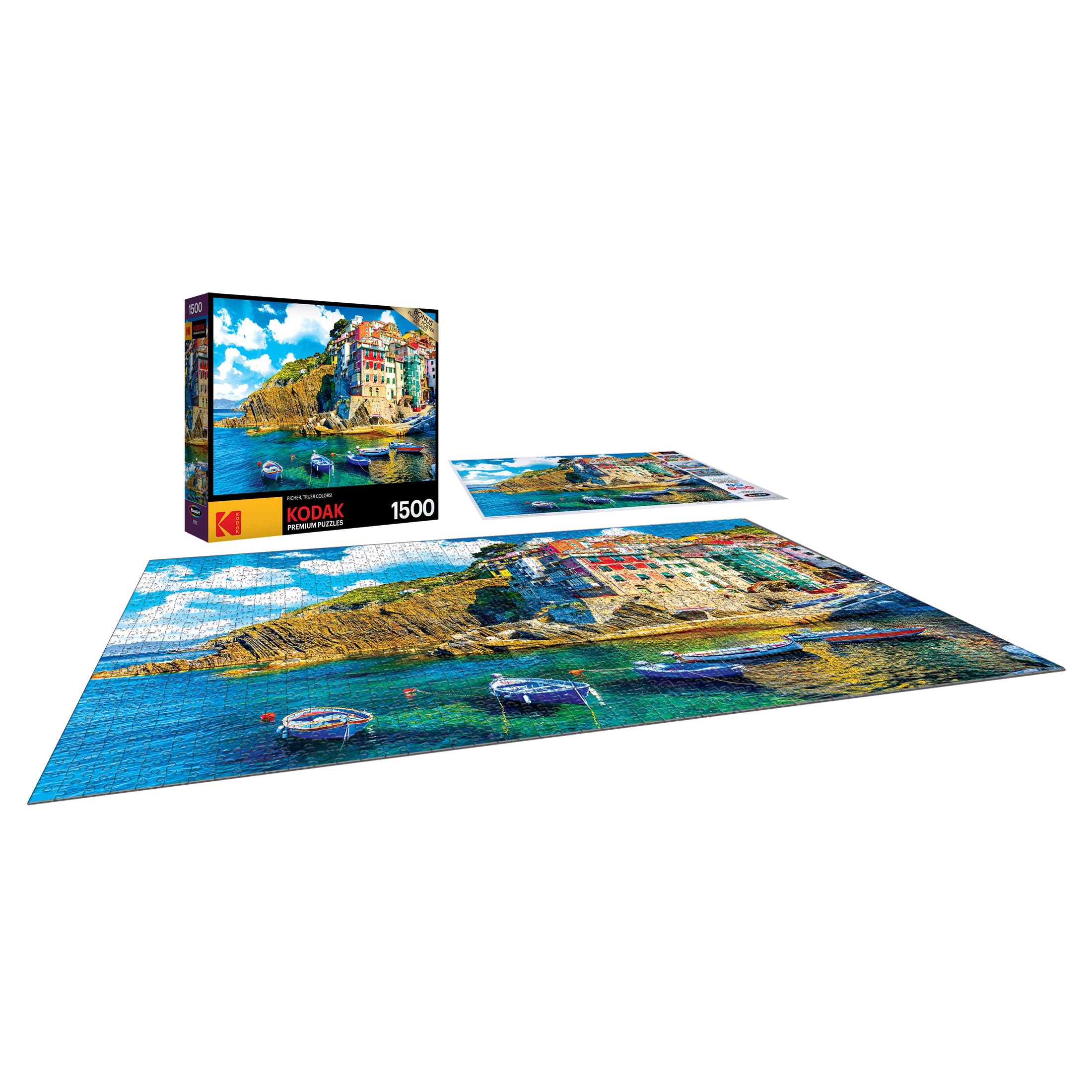 Amazon.com: RoseArt - Kodak Premium - Cinque Terre Riomaggiore