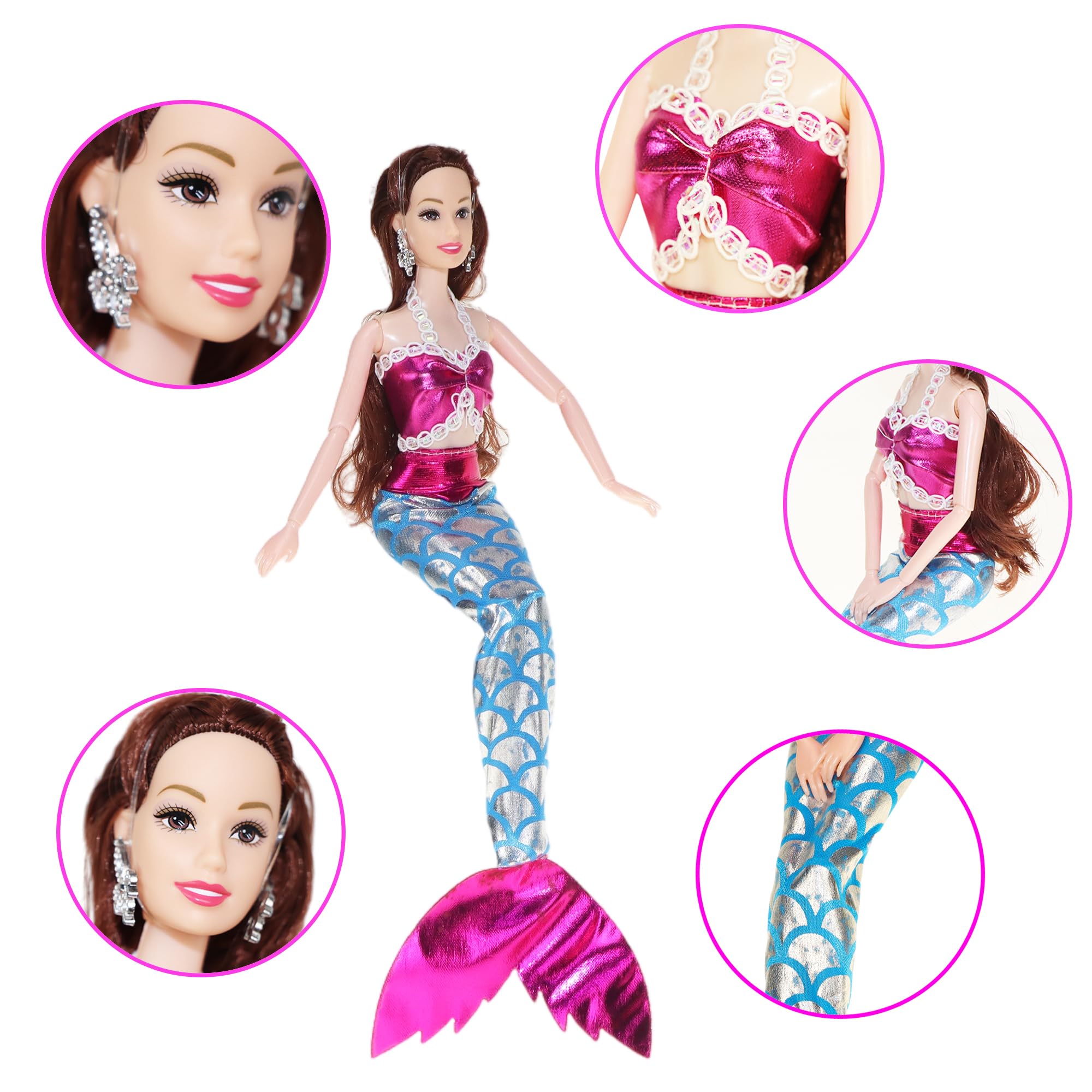 Amazon.co.jp: 人魚姫人形 リトルマーメイドおもちゃ 4~7歳の女の子