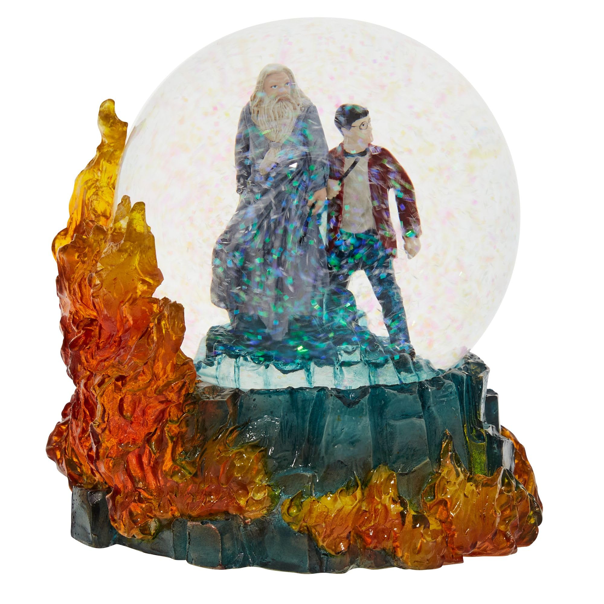 Enesco Wizarding World of Harry Potter Half Blood Prince and Dumbledore Water Globe Waterball, 4.92 Inch, Multicolor