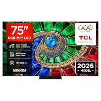 TCL TV 75RM7L 75” RGB-Mini LED, 4K HDR 2000 nits