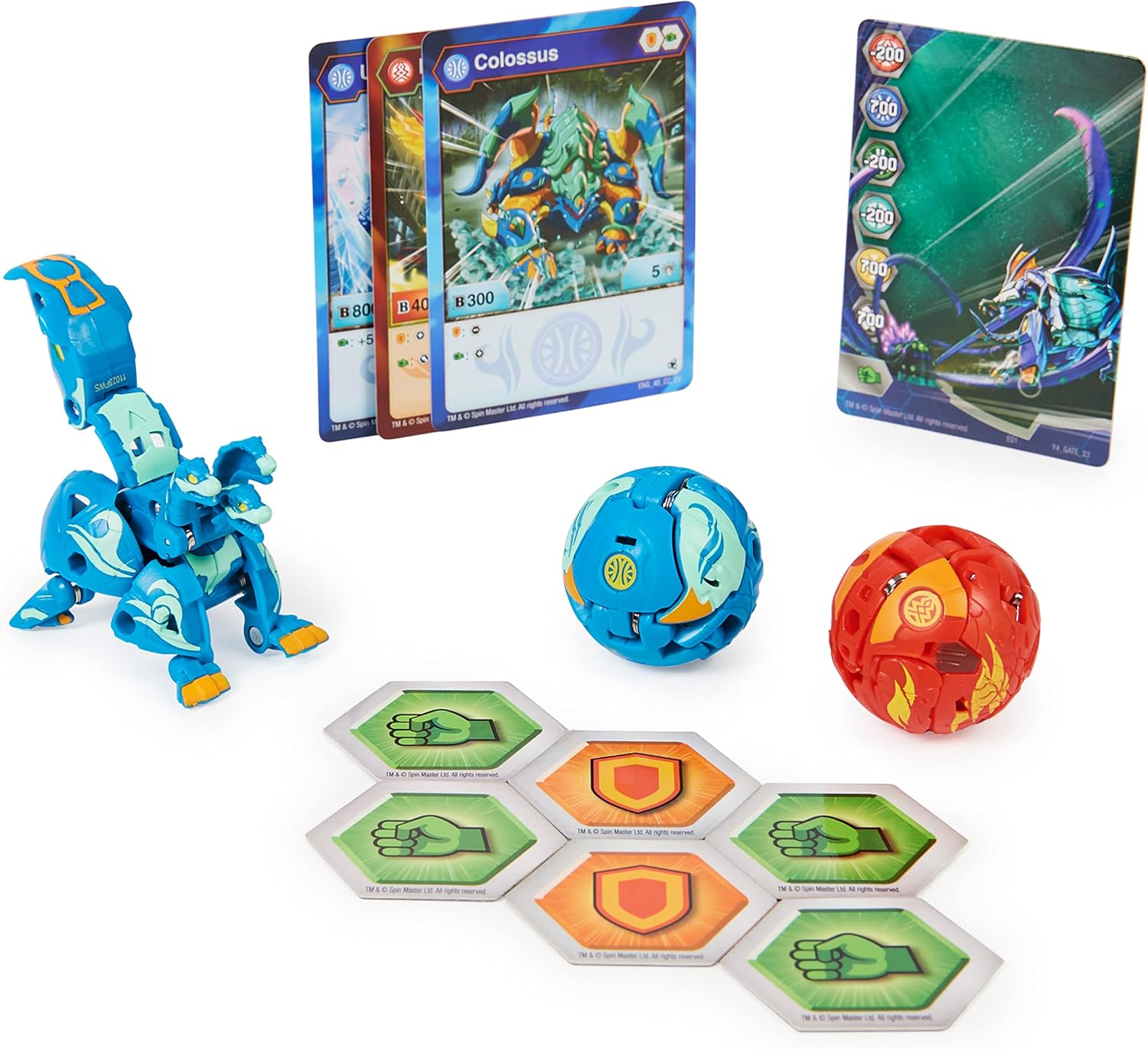 Bakugan Starter Pack 3-Pack, Fused Hydorous x Thryno Ultra,