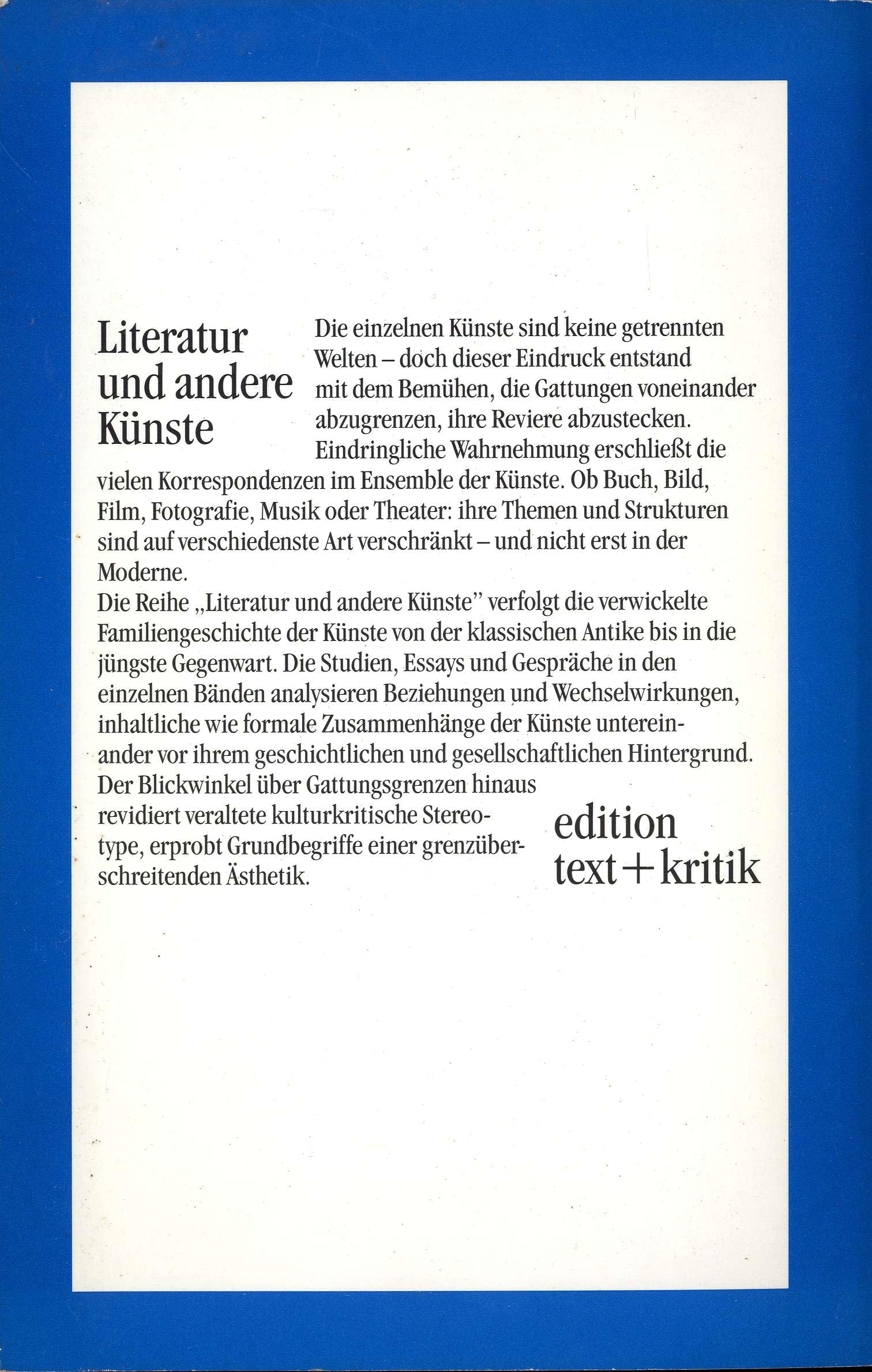 Schreiben für den Film: Das Drehbuch als eine andere Art des Erzählens (Literatur und andere Künste)