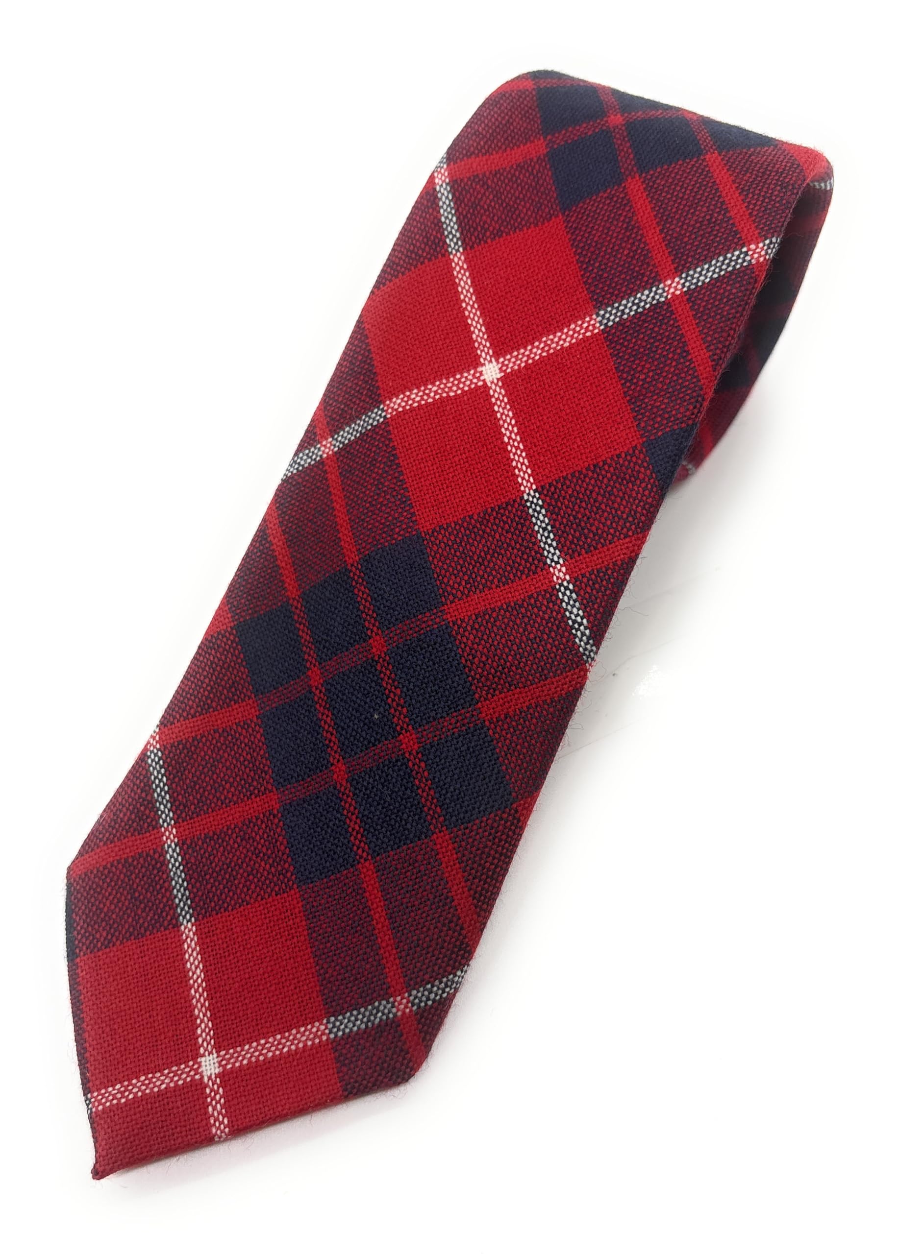 Scottish Essence Hamilton Pure Wool Scottish Tartan Necktie Available In Various Tartans - Made In Scotland (Hamilton)