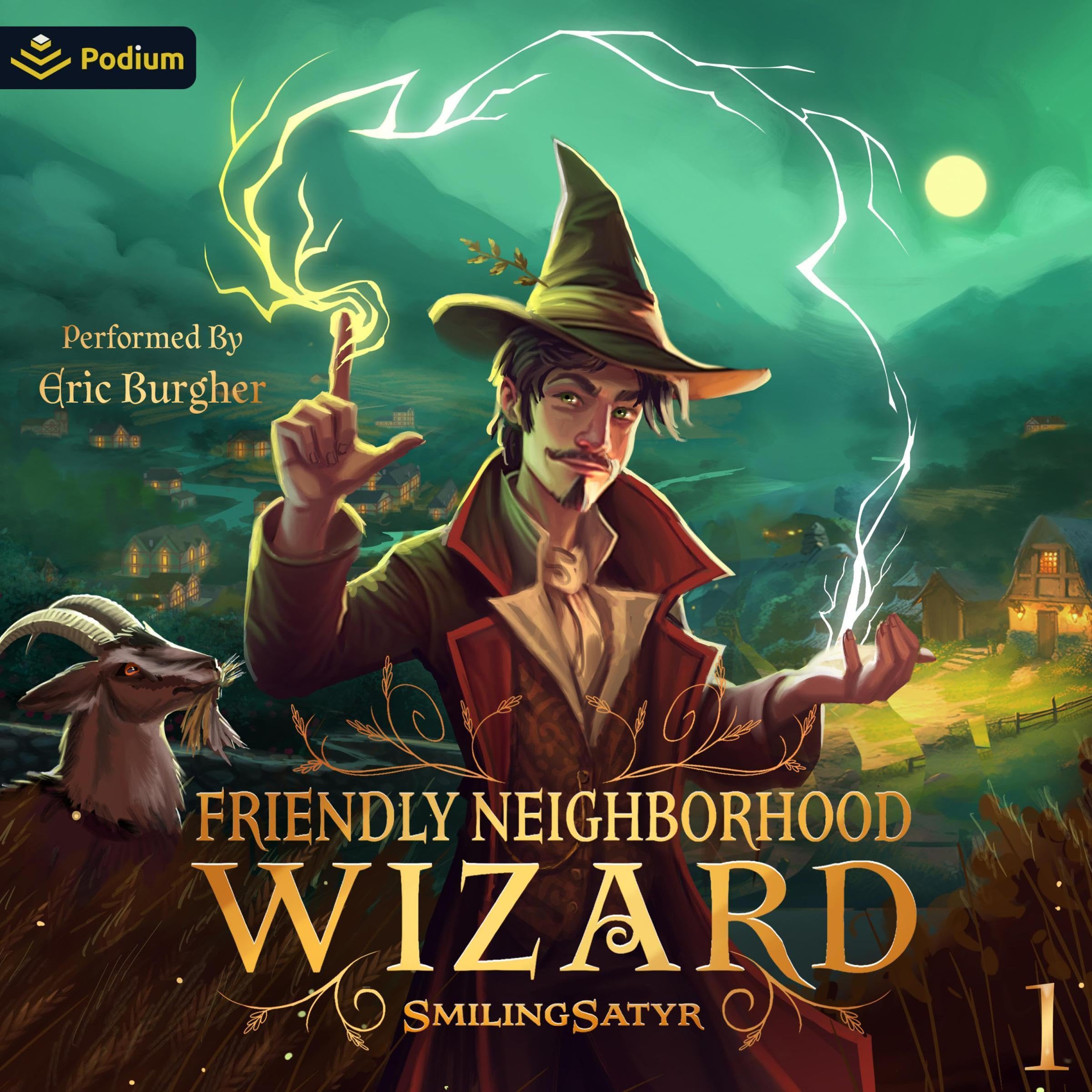 Cover art for Friendly Neighborhood Wizard: A Cozy Fantasy