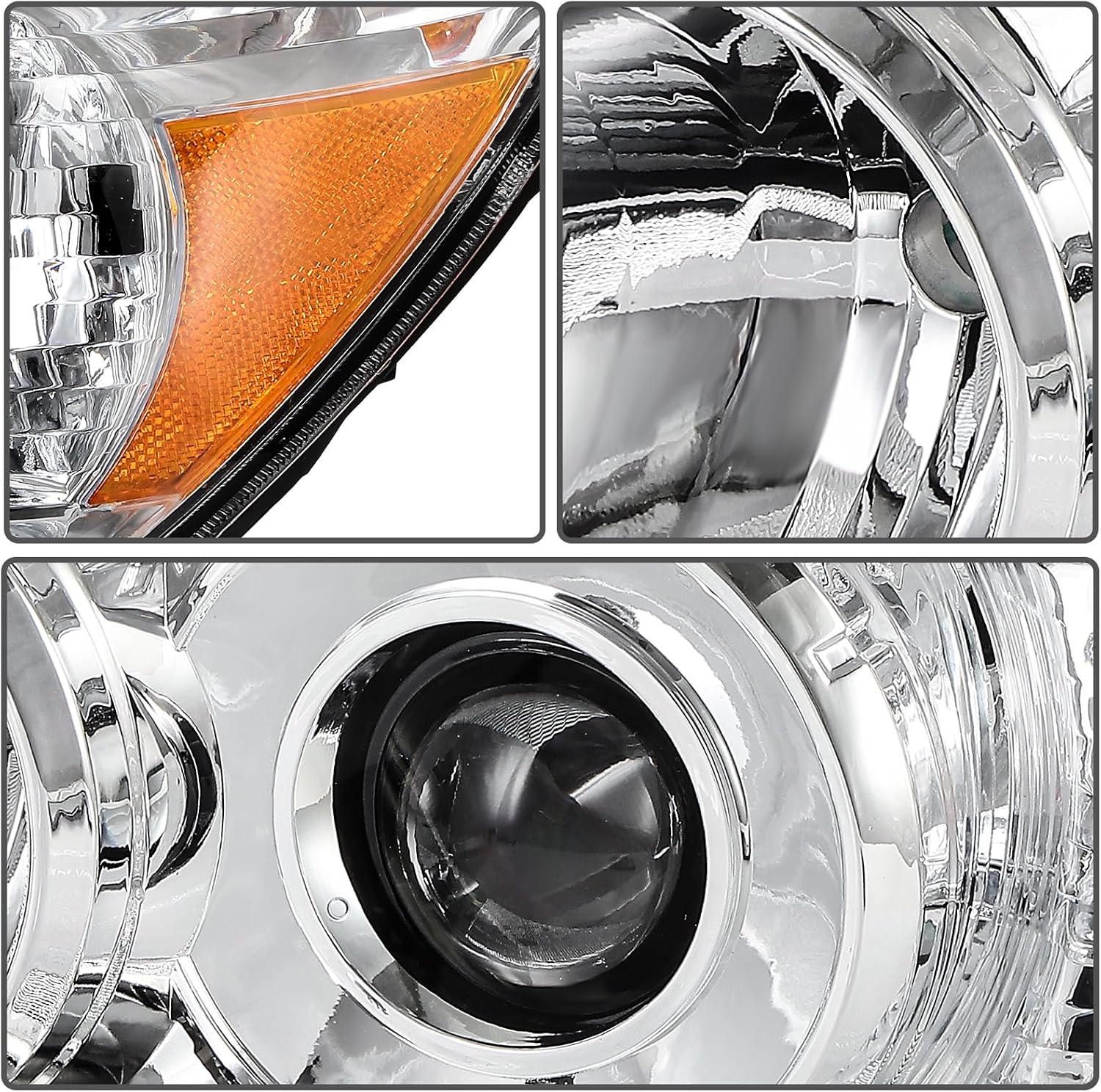 ASAPE Headlights Assembly - 2006-2009 for Toyota 4Runner Headlight Assembly for Toyota 4Runner 2006 2007 2008 2009 Replacement Driver and Passenger Side 81170-35421 81130-35441