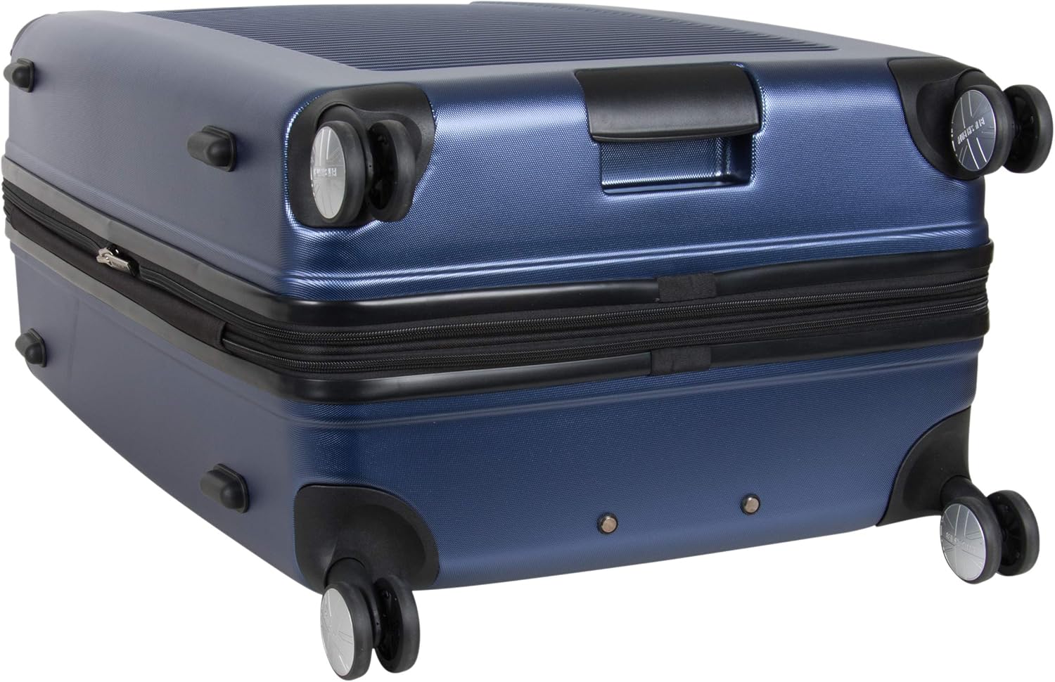  | Ben Sherman 181037 Norwich Collection Lightweight Hardside PET Expandable 8-Wheel Spinner Luggage, Indigo, 28-Inch Checked | Carry-Ons