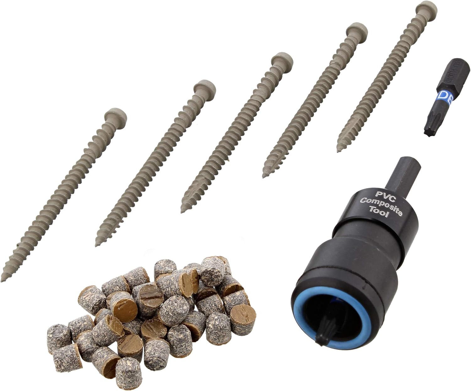 Starborn Industries Pro Plug PVC/Comp - Epoxy Kit 10 x 2-3/4 inch 150 165 100 lf Trex Havana Gold