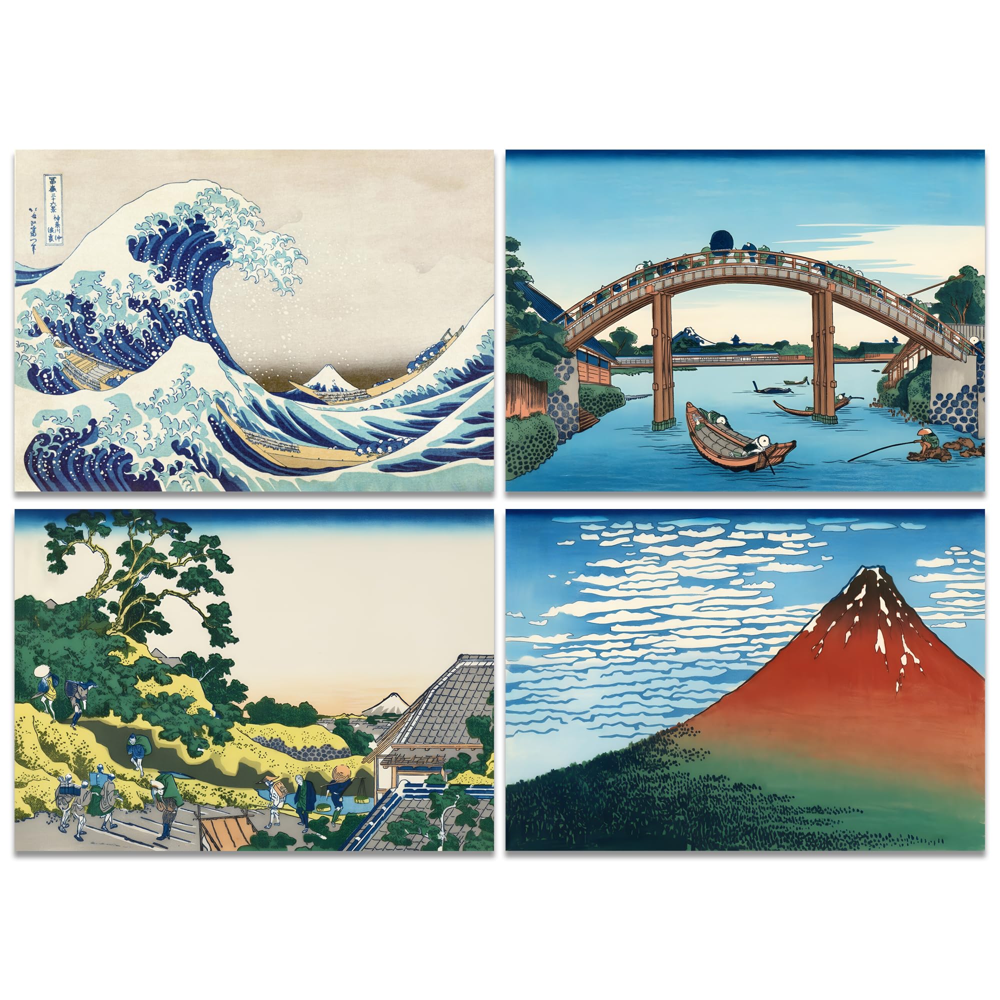 Amazon.co.jp: Lanzeyo ダイヤモンドアート キット 富嶽三十六景 赤