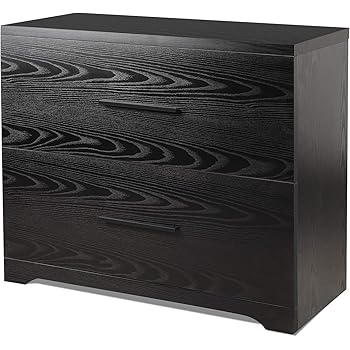 Amazon Com Alera 2 Drawer Lateral File Cabinet 36 By 19 1 4 By 29 Inch Black Furniture Decor