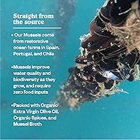 Vista 5 de Patagonia Provisions - Mejillones con Limón y Hierbas en Aceite de Oliva Extra Virgen Elaborados de manera responsable 16g de Proteína y Sin