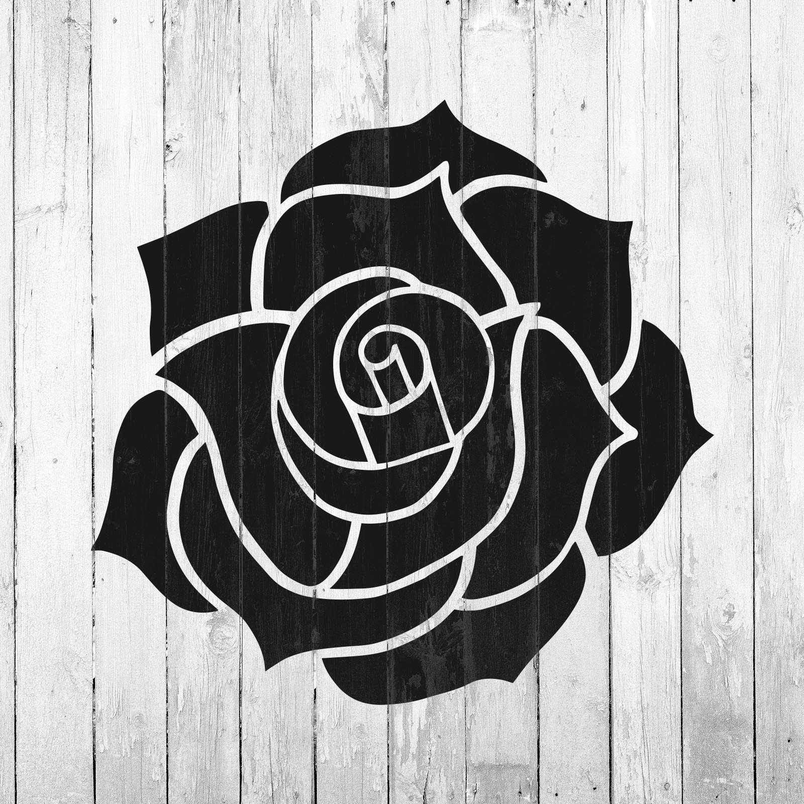 Rose Stencil Reusable Stencils for Painting Mylar Stencil for