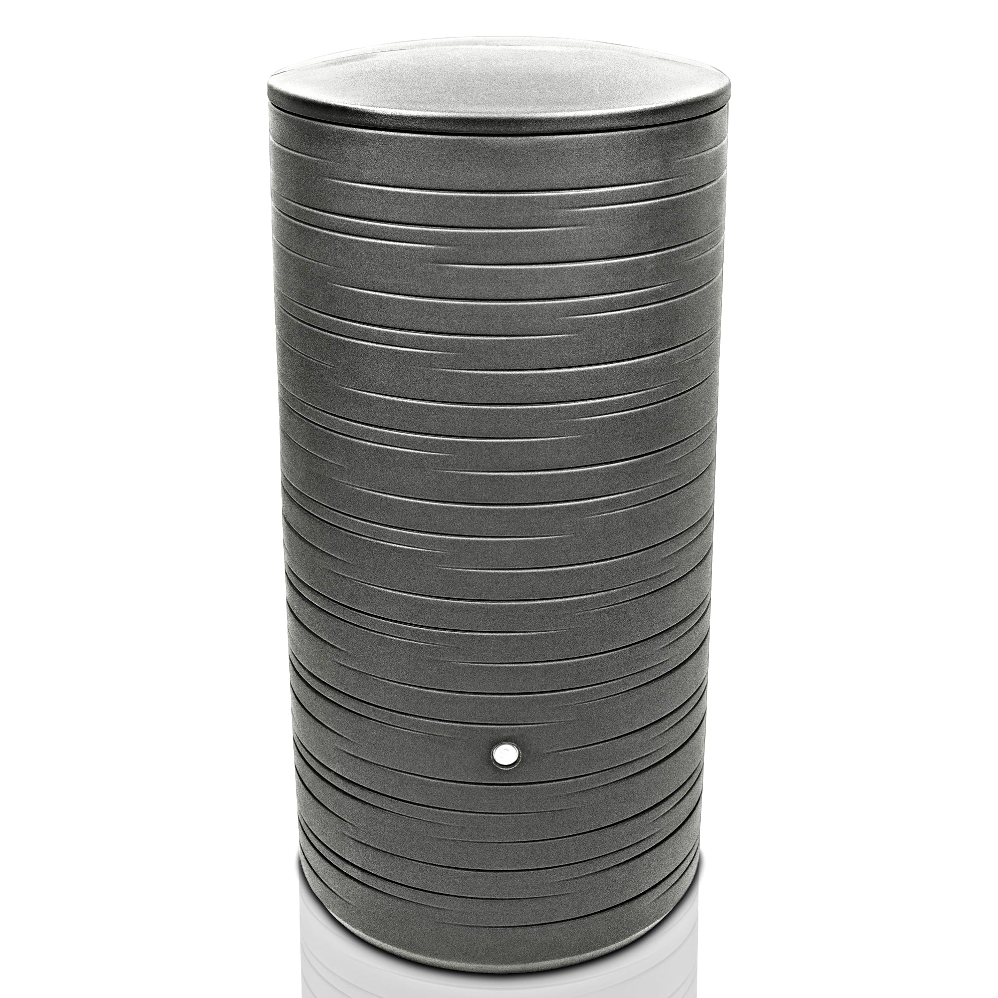 YourCasa serbatoio piovana da 280 litri [PureRain] con filettatura in metallo e coperchio – botte per acqua piovana