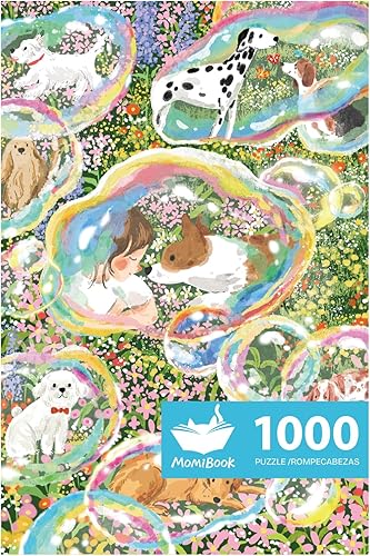 Miniatura 17 de Rompecabezas MOMIBOOK para Adultos 1000 Piezas Rompecabezas de Panda Cómodo, Imagen de Pintura con Flocado Chino Rompecabezas Difícil Desafiante