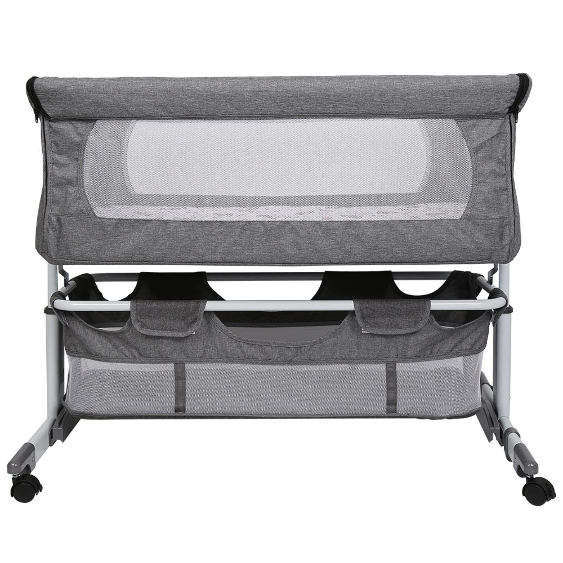 Lettino Multifunzione 4 In 1 Per Bambini - Pieghevole, Con Materasso E Zanzariera, Fino A 45 Kg - Foto 3